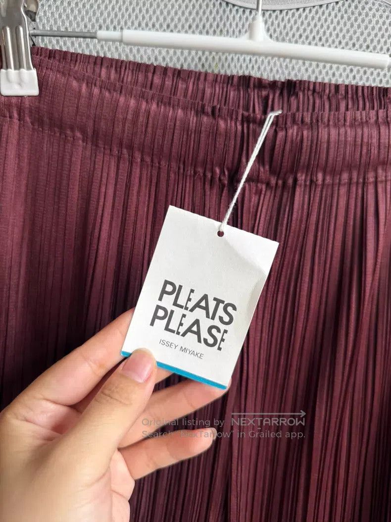 Issey Miyake Issey Miyake size:3 Burgundy Pants Size 31" - 5 Thumbnail