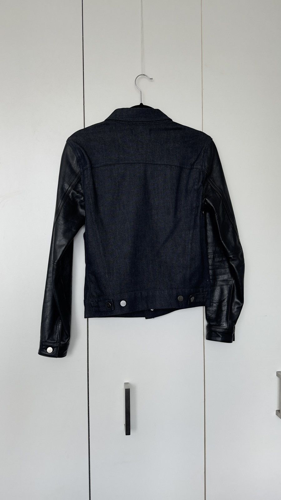 The Kooples The Kooples Denim and Leather Jacket Size US XS / EU 42 / 0 - 2 Thumbnail