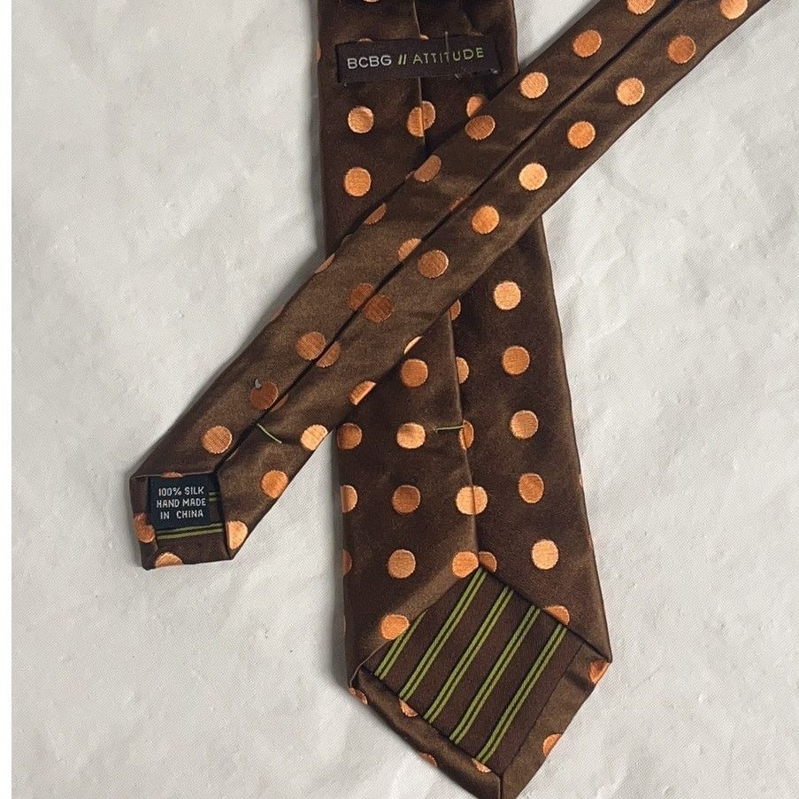 Other BCBG / Attitude Men's 100% Silk Tie Necktie - Hand Made - Size ONE SIZE - 4 Thumbnail