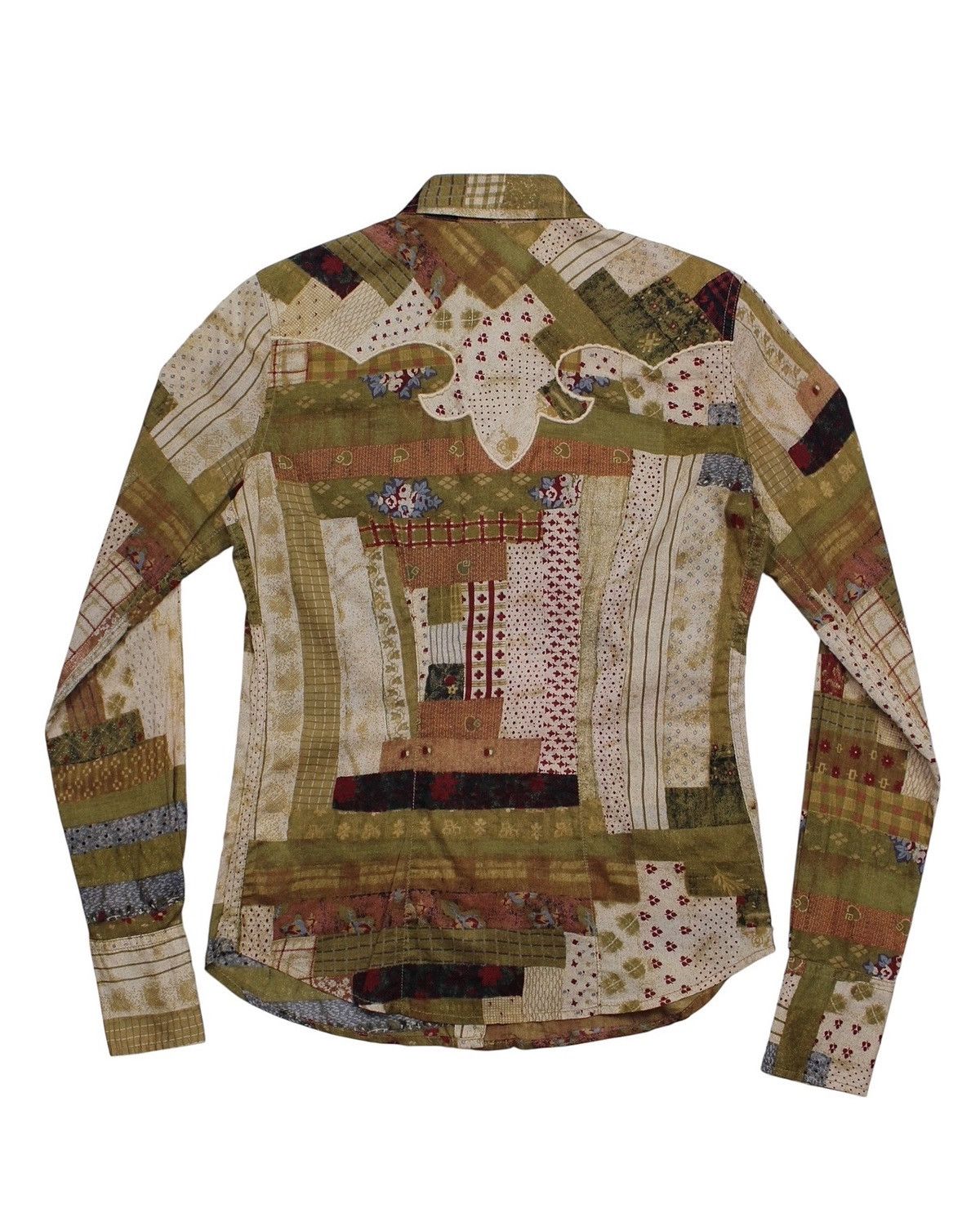 Denim & Supply Ralph Lauren FW2013 DENIM & SUPPLY RALPH LAUREN PATCHWORK WESTERN SHIRT Size XXS / US 00 / IT 34 - 2 Thumbnail