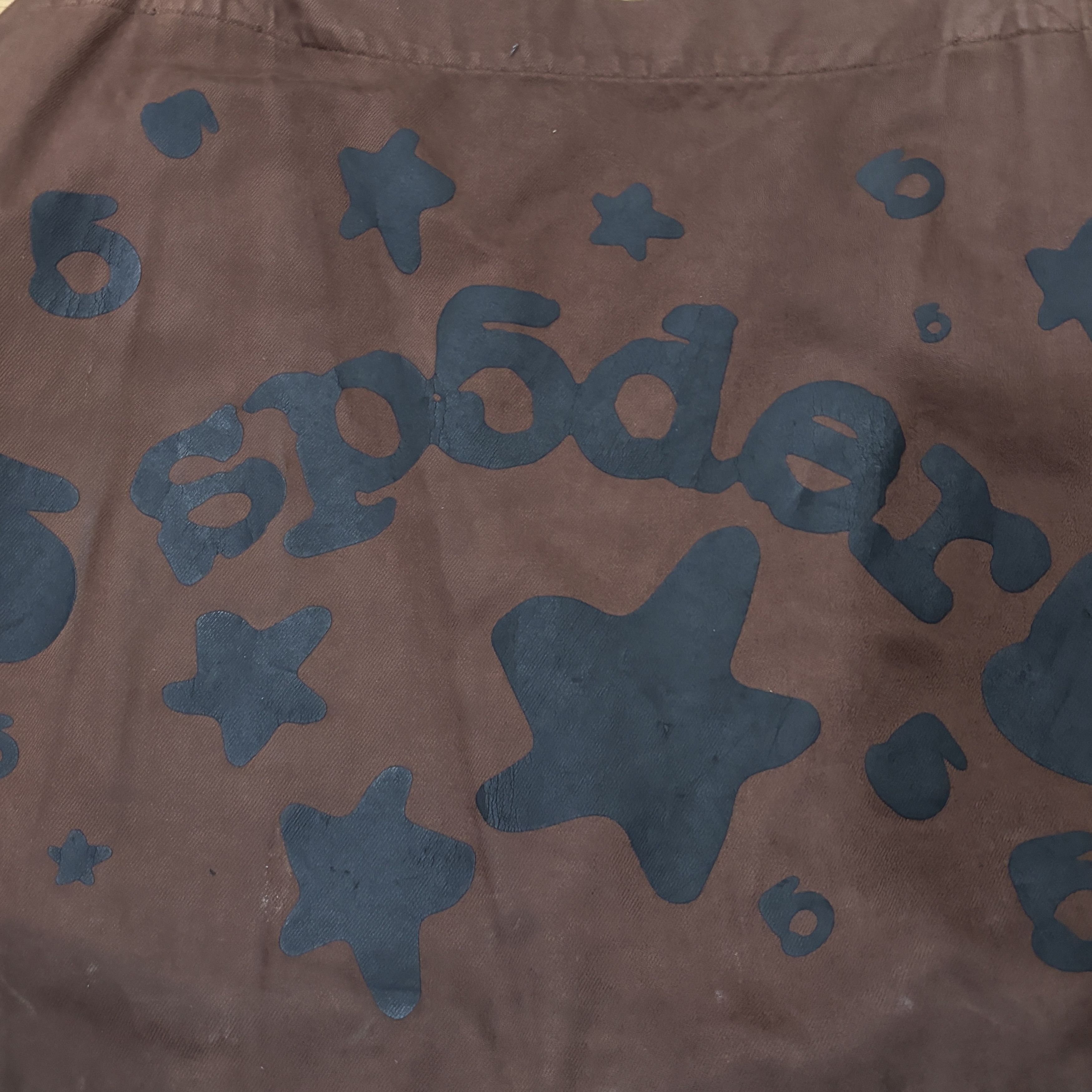 Sp5der SP5DER Worldwide Brown Large Tote Bag Size ONE SIZE - 5 Thumbnail