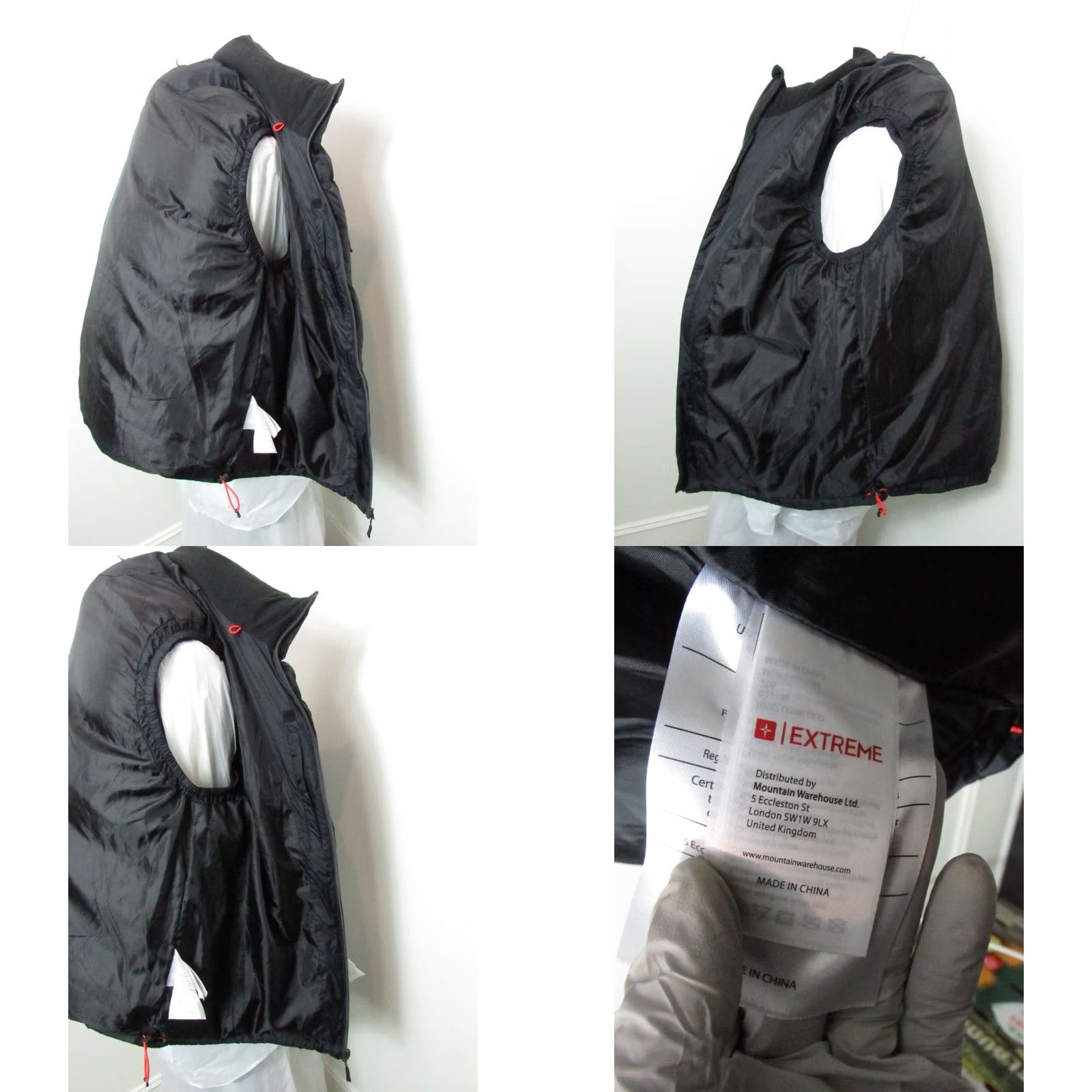 Vintage VINTAGE Mountain Warehouse Vest Mens XL Extreme Down Black Coat Jacket Size US XL / EU 56 / 4 - 9 Thumbnail