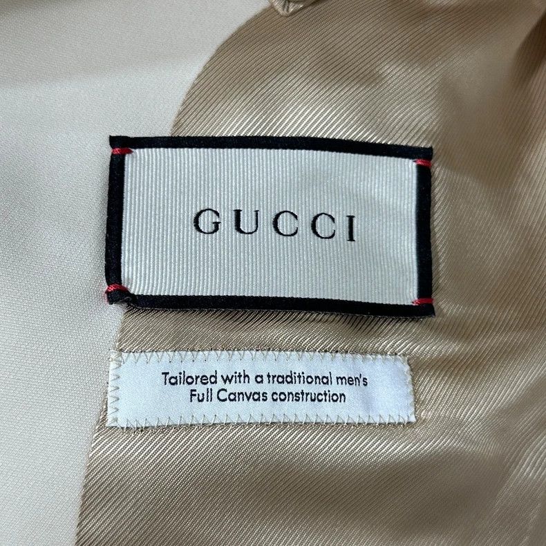 Gucci Gucci White logo embroidered lapel suit Size 36R - 5 Thumbnail