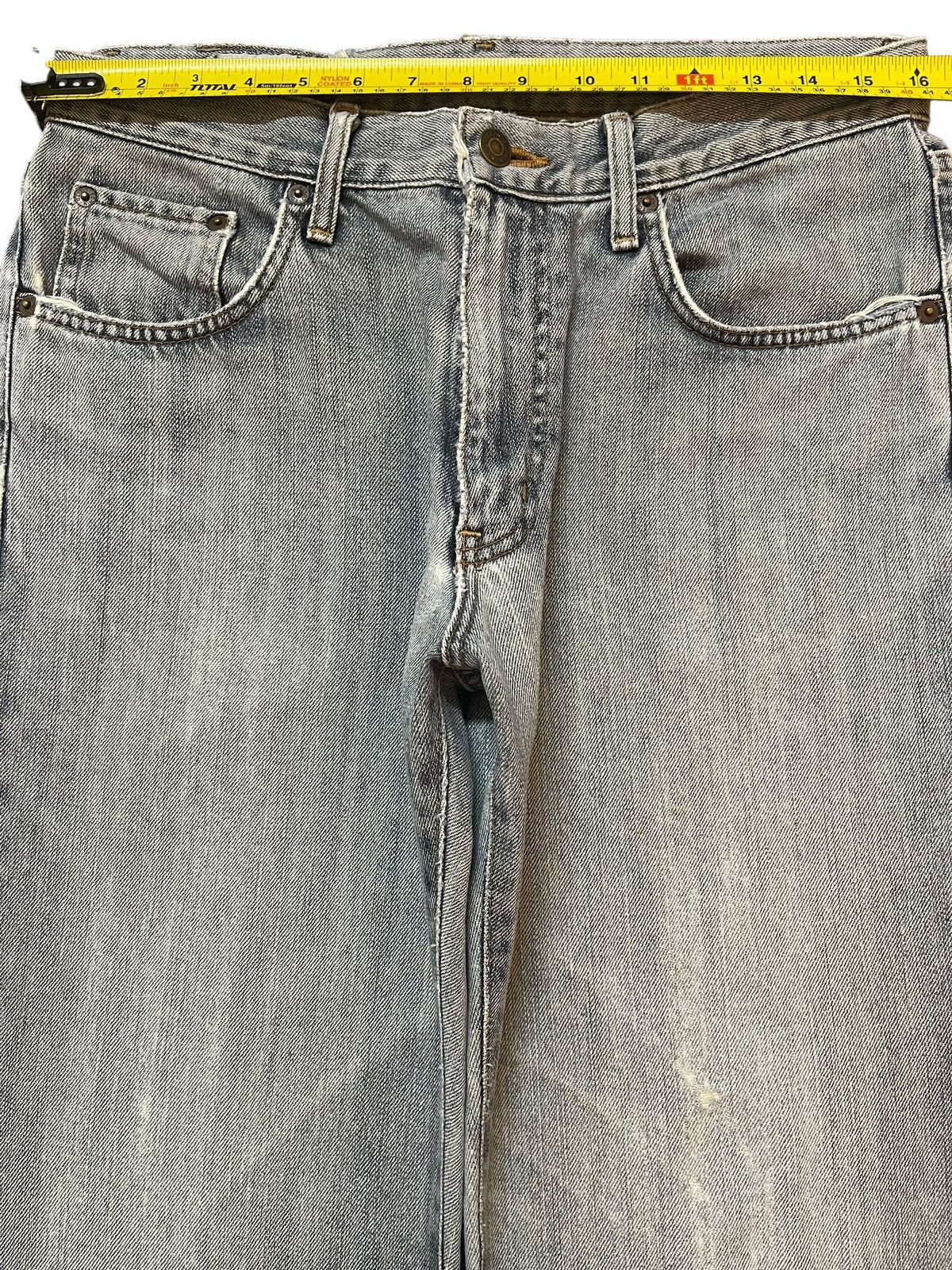 Edwin Vintage Edwin 404 Light Wash Faded Style Baggy Jeans Size US 32 / EU 48 - 12 Thumbnail
