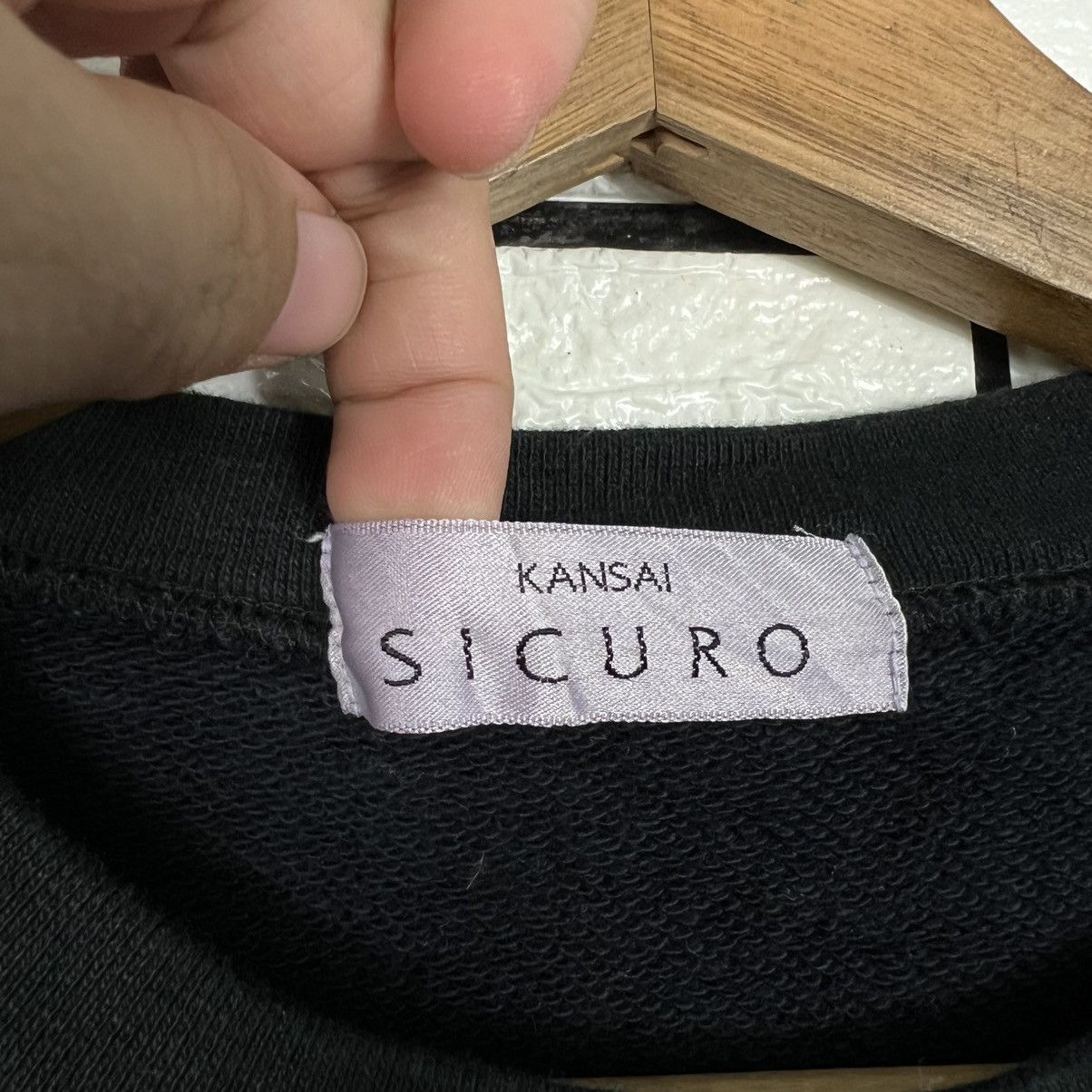 Kansai Yamamoto KANSAI SICURO Tiger Big Logo Sukajan Sweatshirt #4219-C192 Size US M / EU 48-50 / 2 - 9 Thumbnail