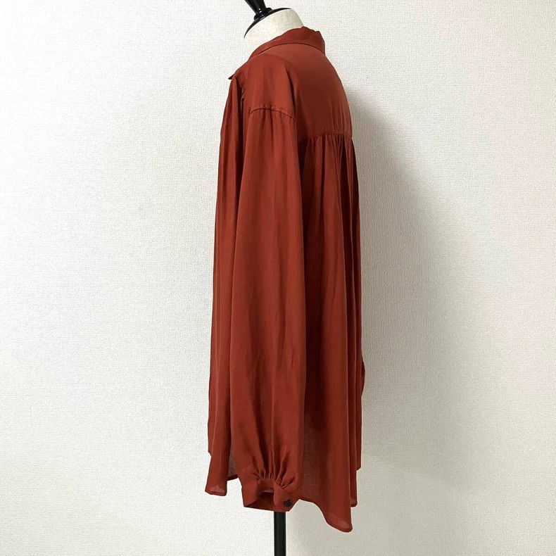 Yohji Yamamoto Yohji Yamamoto Tea Red Shirt Size US L / EU 52-54 / 3 - 3 Thumbnail