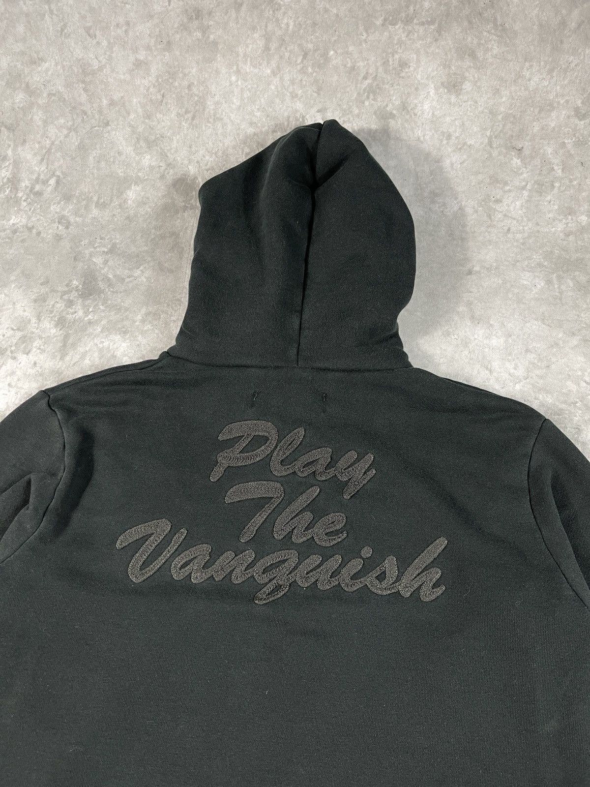 If Six Was Nine 2000s Vanquish Gold Japan Pullover Distressed Zip Up Hoodie Size US M / EU 48-50 / 2 - 14 Thumbnail