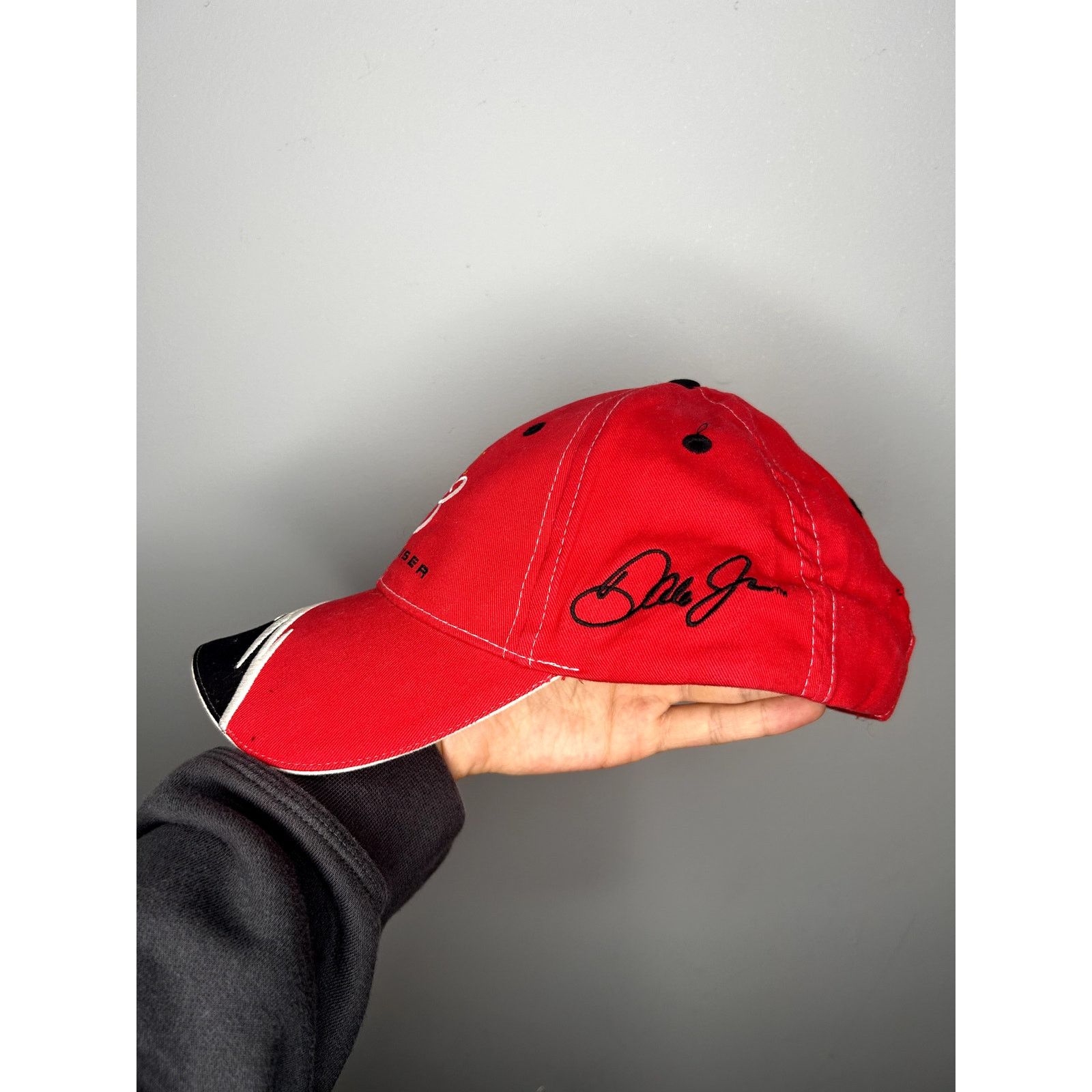 NASCAR × Vintage Vintage Nascar Racing Dale Earnhardt Budweiser Beer Hat Size ONE SIZE - 2 Thumbnail