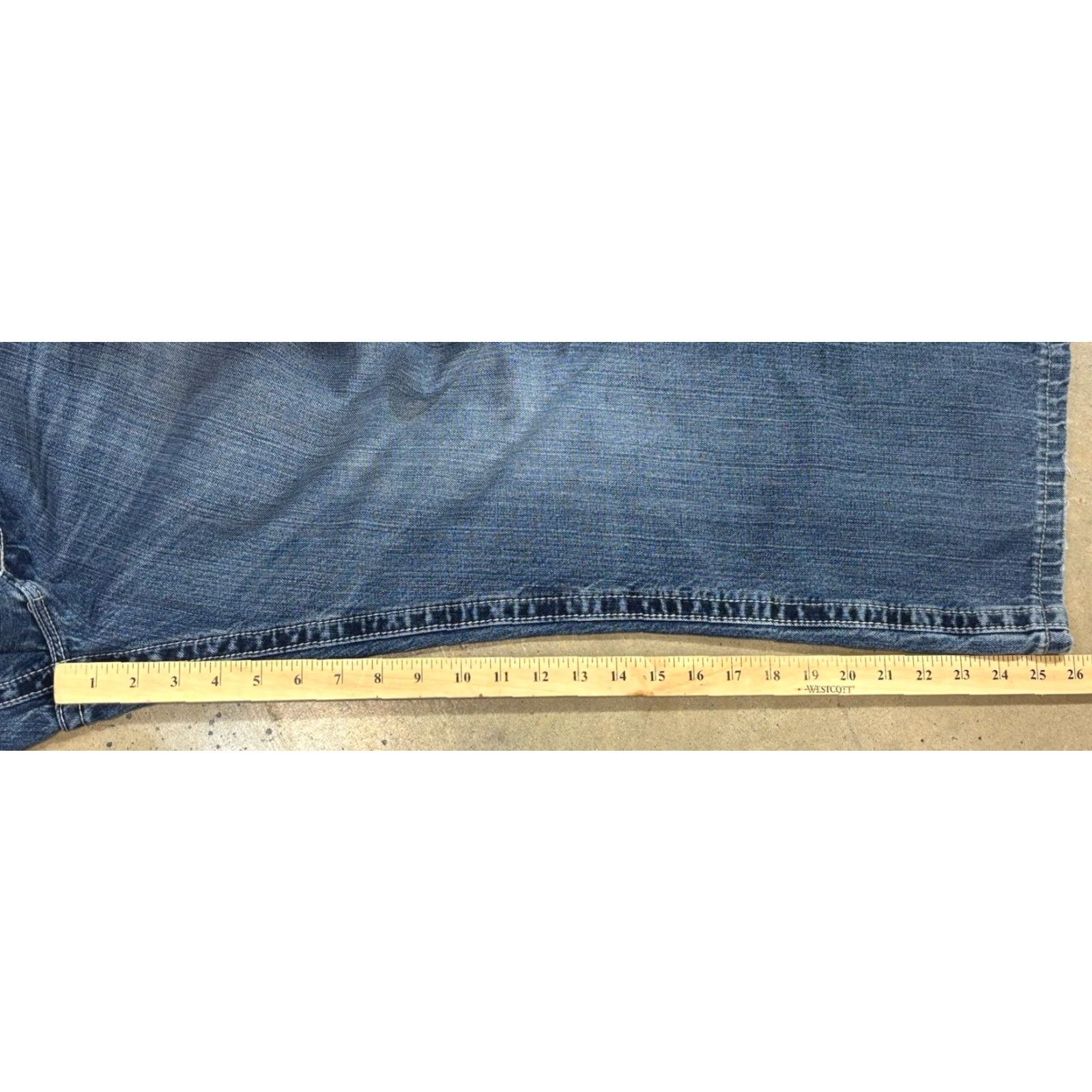Ariat VINTAGE Ariat Mens Jeans Bootcut Relaxed Fit 38x26 Western Cowboy Medium Wash Denim Size US 38 / EU 54 - 8 Thumbnail