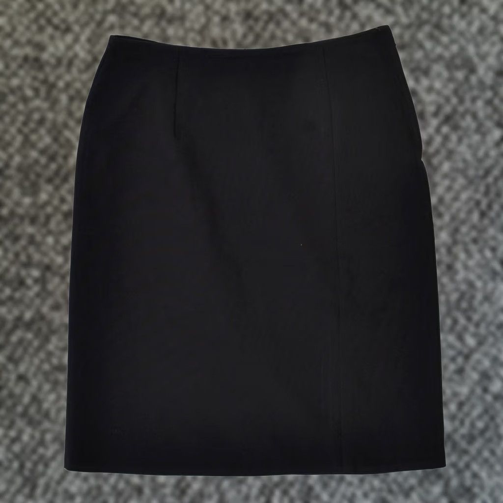 Vintage VINTAGE Womens Pencil Skirt Medium Black W29 Size 29" - 1 Thumbnail