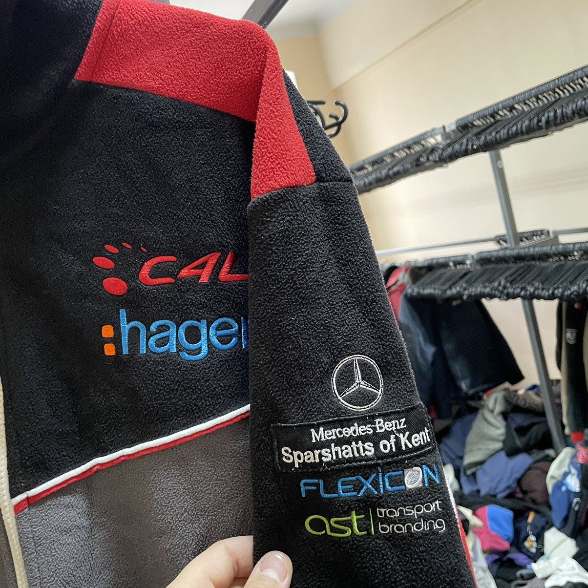 Japanese Brand × Vintage KAWASAKI Racing Embroidered Fleece Jacket Japan BOMBER sherp Size US L / EU 52-54 / 3 - 4 Thumbnail