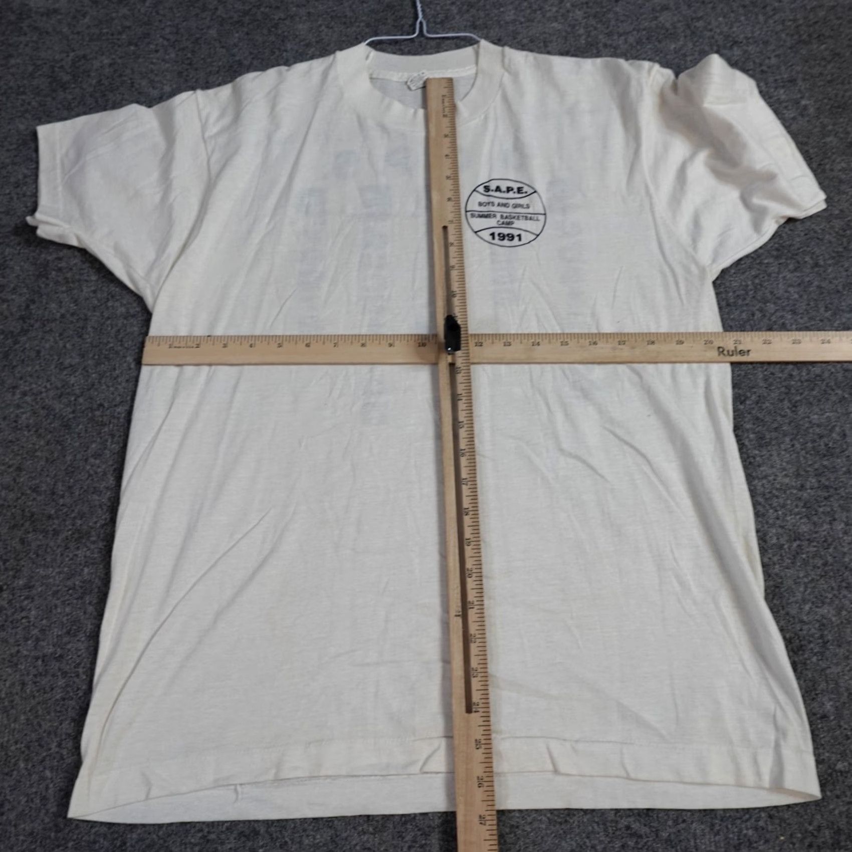 Vintage VINTAGE SAPE T-shirt DC Public Schools Basketball Camp Medium White American Vintage Shirt Mens USA 1990s Size US M / EU 48-50 / 2 - 3 Thumbnail