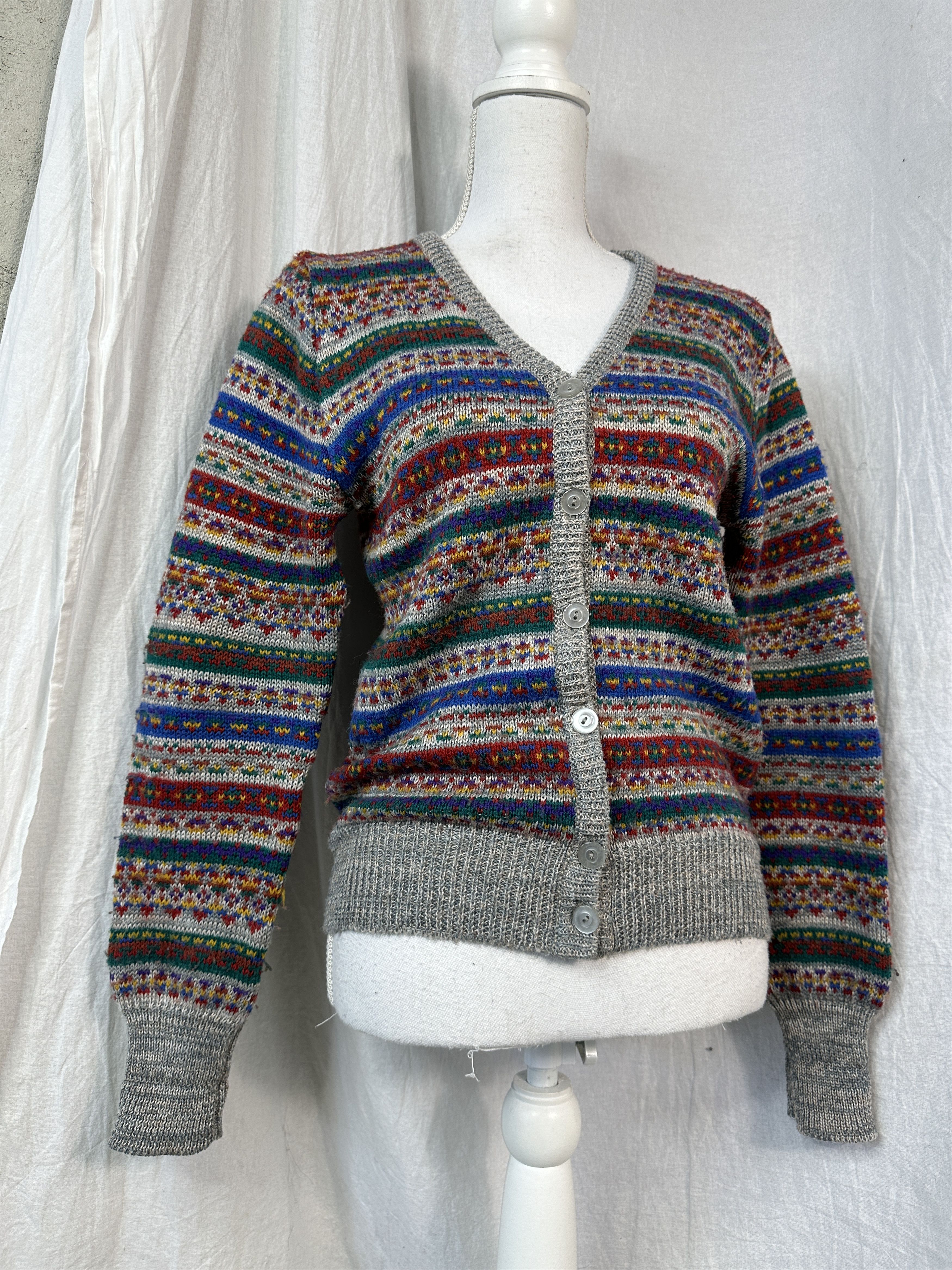 Vintage Vintage Woolen Cardigan Size US S / EU 44-46 / 1 - 6 Thumbnail