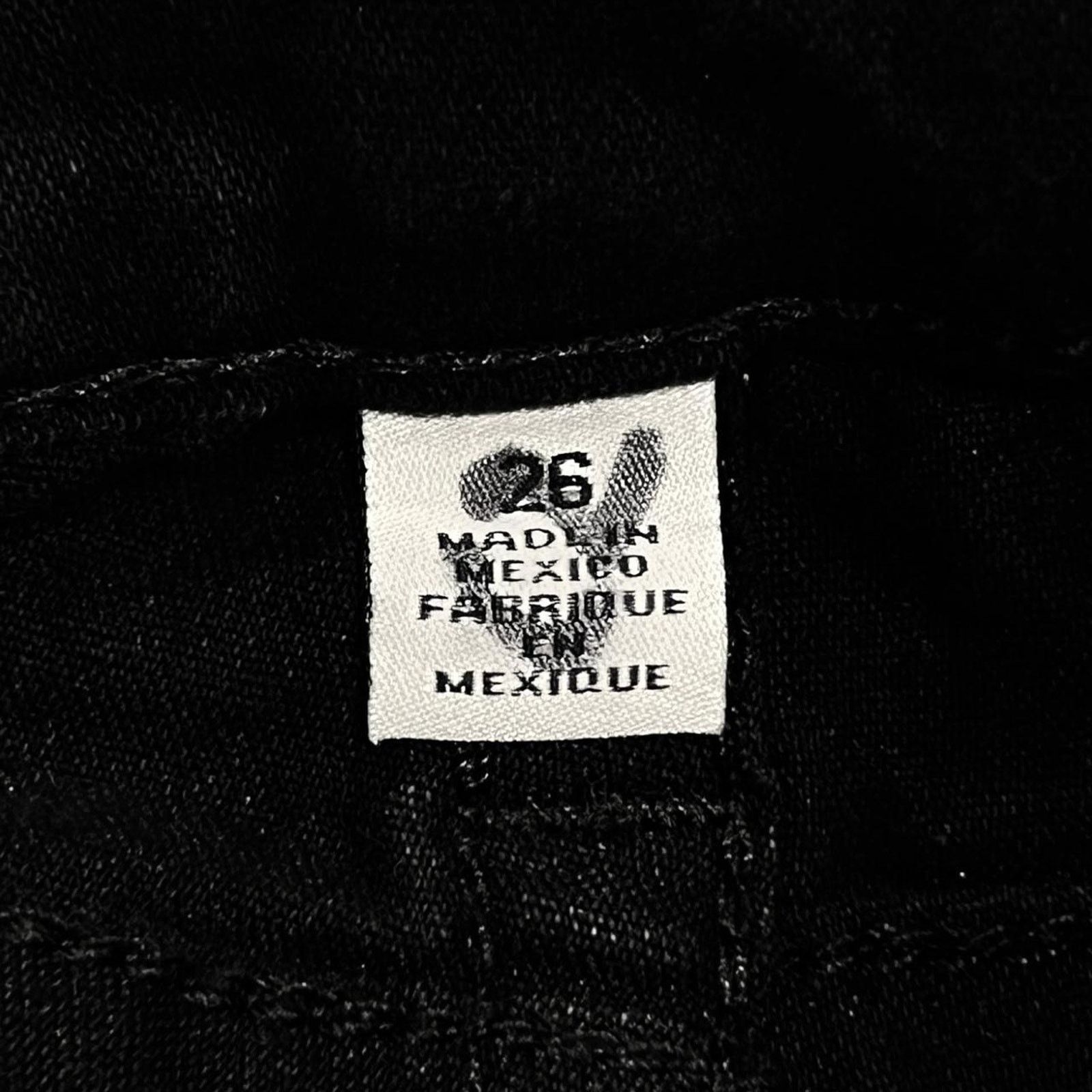 True Religion True Religion Black Skinny Jeans w/ Embroidered Back Pockets Size US 26 / EU 42 - 6 Thumbnail