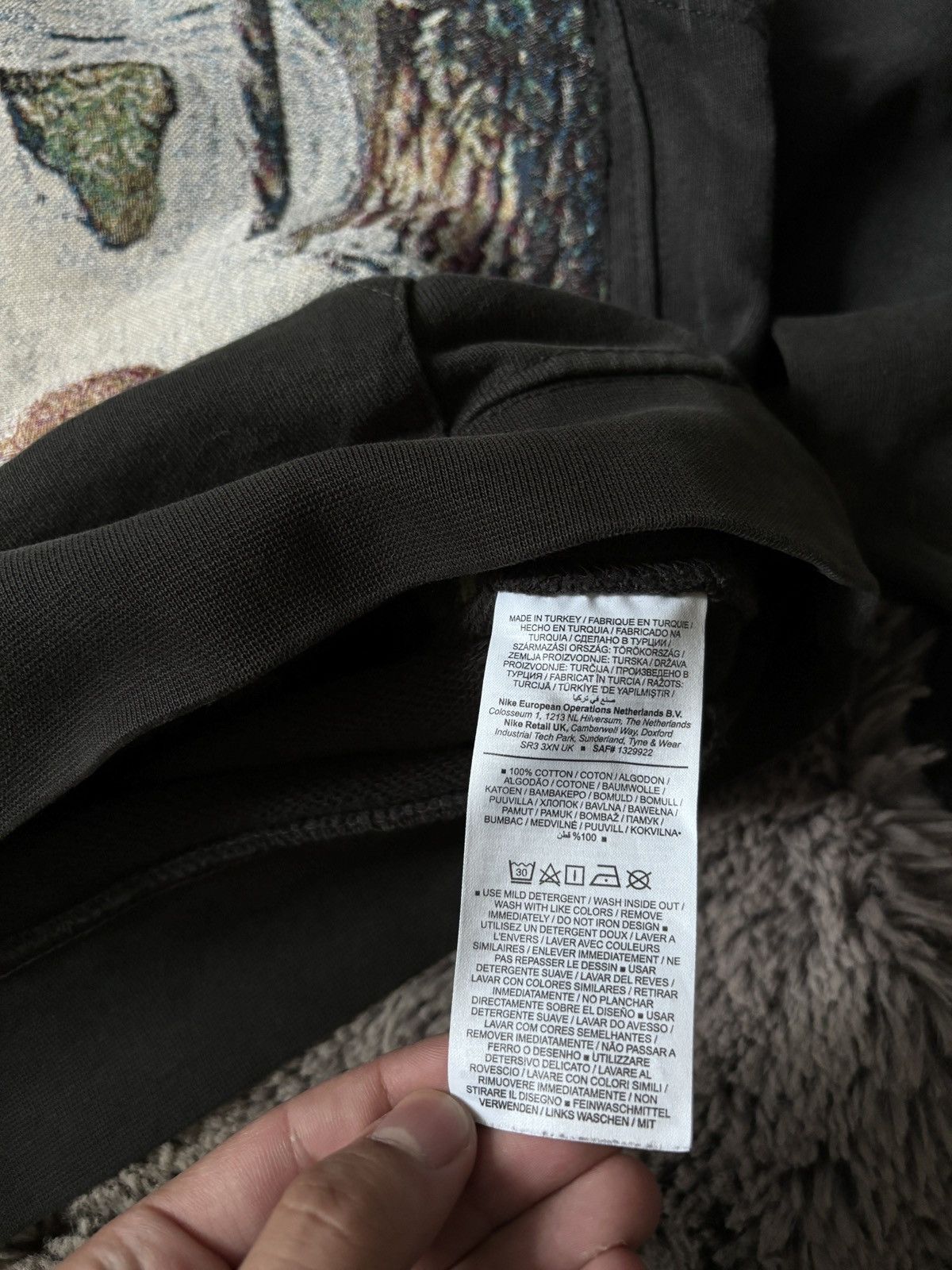 Nike Nike reworked summer vibe junya watanabe Style grey hoodie Size US L / EU 52-54 / 3 - 9 Thumbnail
