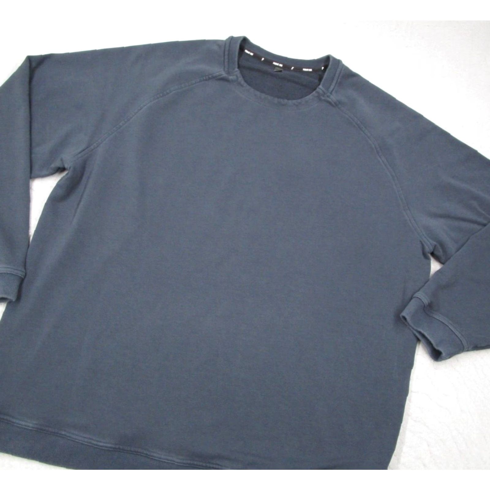 Vintage PUBLIC Rec Sweatshirt Men Blue 2XL XXL Fleece Pullover Long Sleeve Crew Neck Cotton Polyester Pima Blend All Seasons Classic Design Size US XXL / EU 58 / 5 - 2 Thumbnail