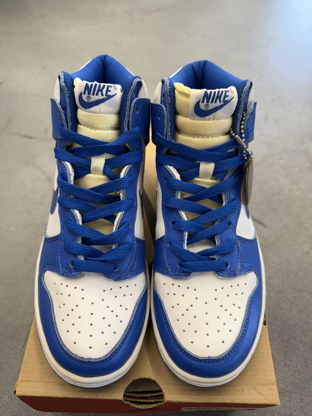 Nike × Vintage 1999 Vintage Nike Dunk High LE Kentucky Size US 7.5 / EU 40-41 - 9 Thumbnail