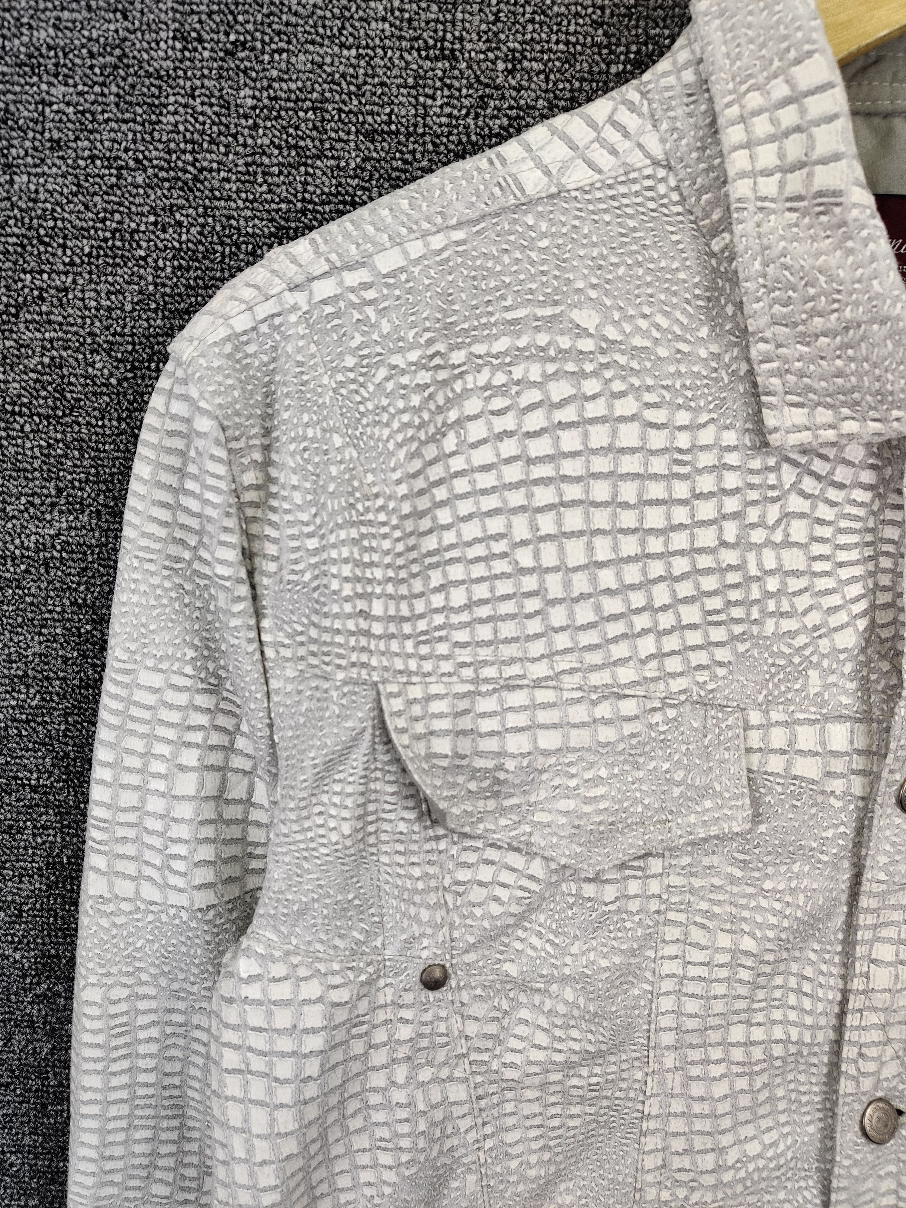 Tornado Mart Vintage Tornado Mart Abstract Jacket Crocodile Texture Size US M / EU 48-50 / 2 - 6 Thumbnail