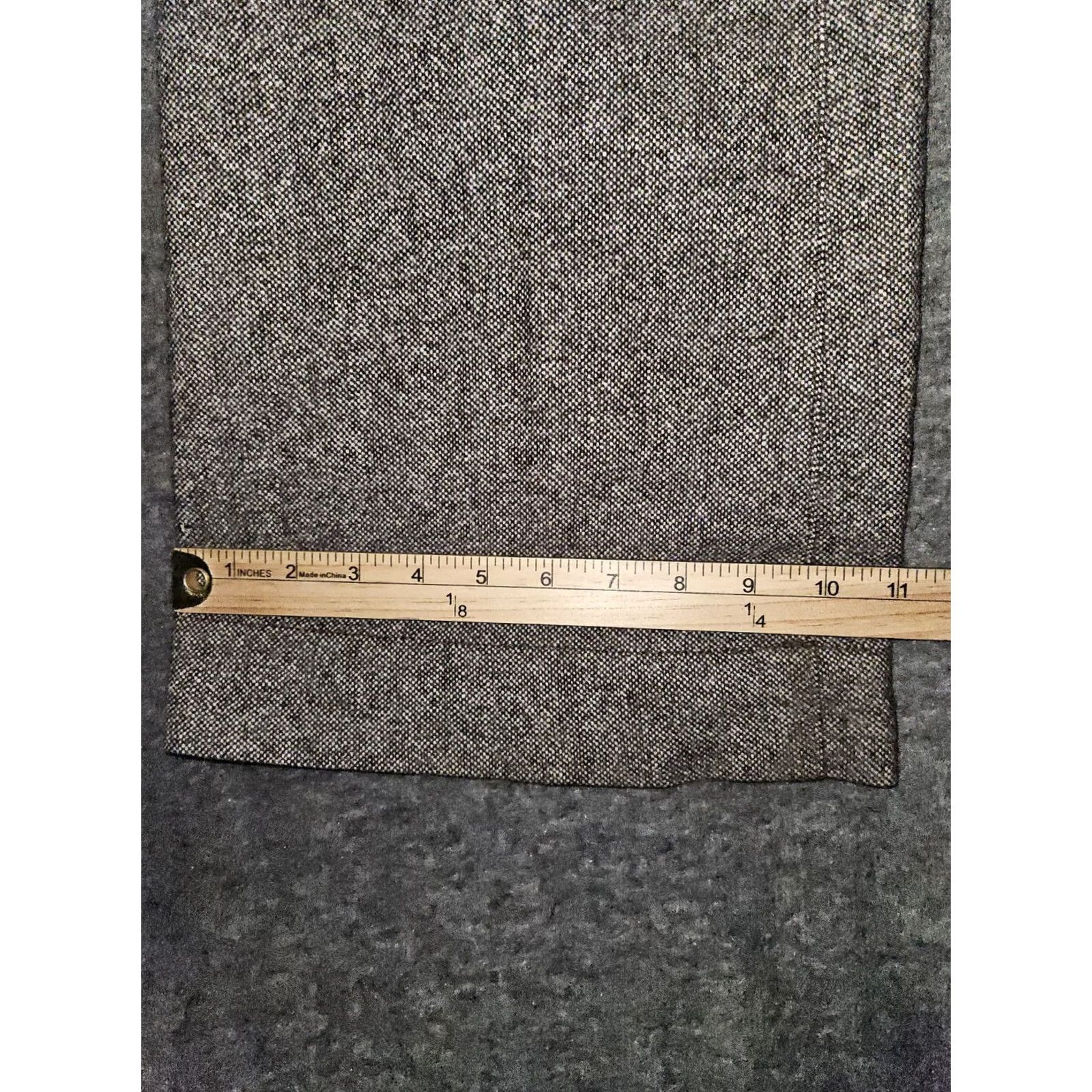 Banana Republic VINTAGE Banana Republic Brown Wool Rayon Bootcut Pants Women's 8 31.5in Inseam Pockets Flap Pockets 90s City Hipster Preppy Dress Pants Womens Size 30" / US 8 / IT 44 - 6 Thumbnail