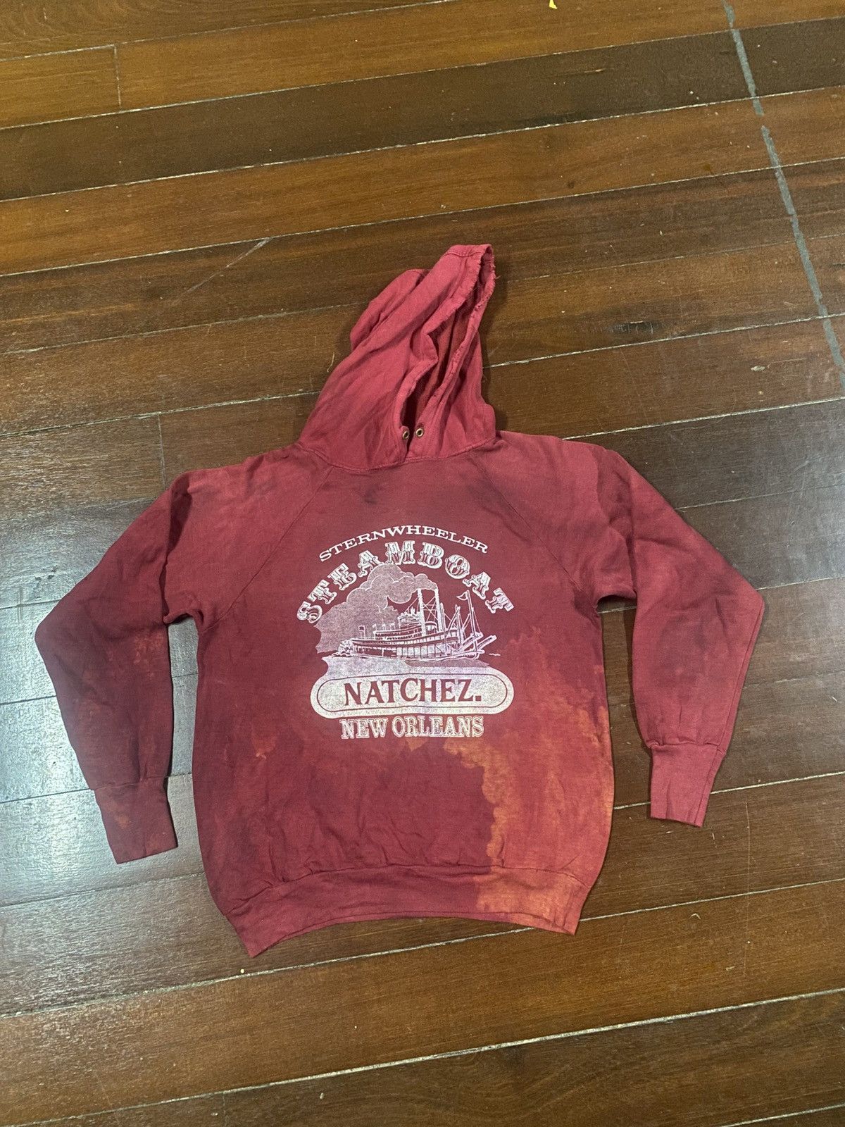 Vintage Rare Thrashed and Vintage Hoodie distressed sun faded Size US M / EU 48-50 / 2 - 1 Thumbnail