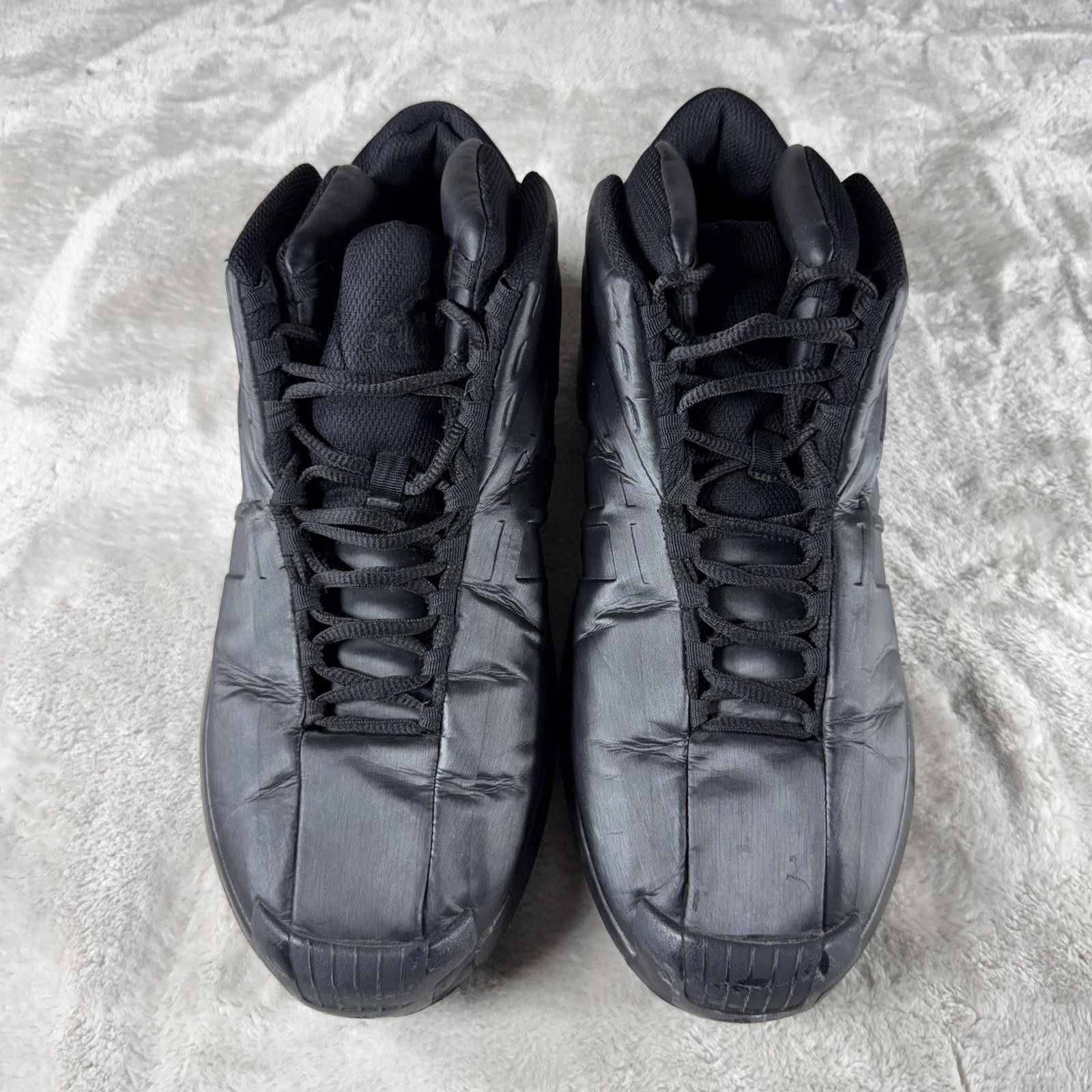 Adidas Adidas Shoes Men's 12 Triple Black 2014 Kobe Bryant G98372 Size US 12 / EU 45 - 2 Thumbnail
