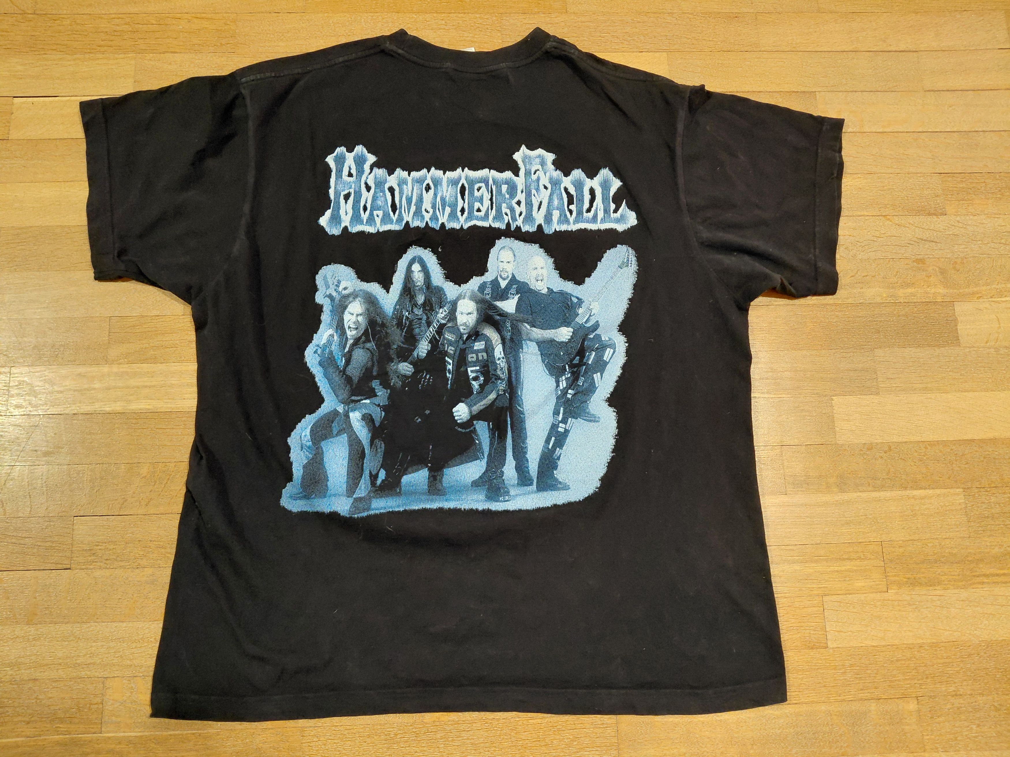 Band Tees HammerFall Vintage Shirt Stedman 2005 Sweden Power Metal Size US XL / EU 56 / 4 - 4 Thumbnail