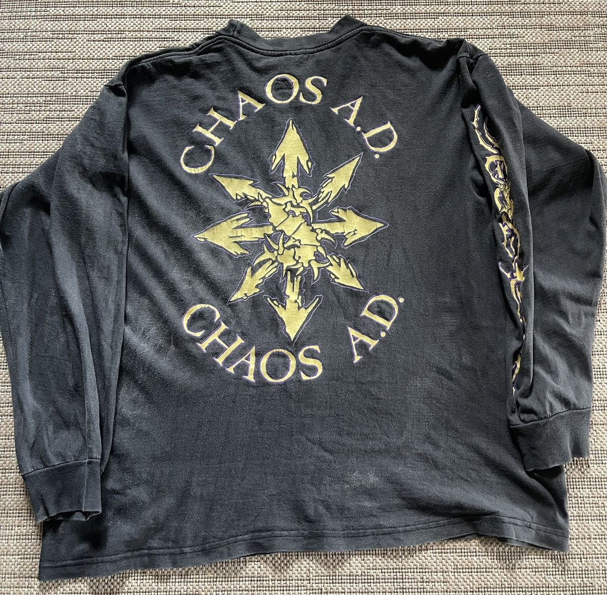 Band Tees Vintage 1990s Sepultura Shirt Original Chaos A.D. Arise Era Size US L / EU 52-54 / 3 - 7 Thumbnail