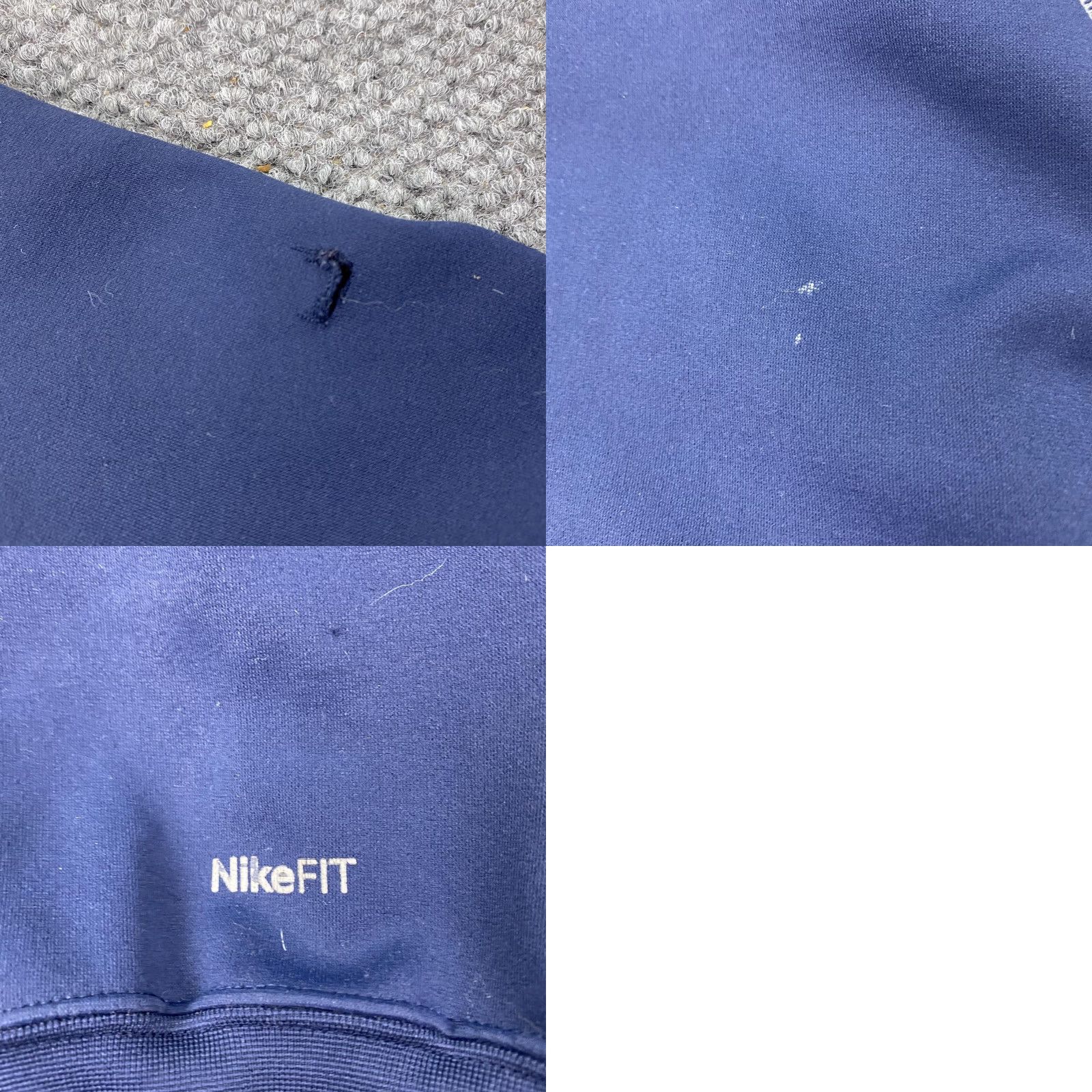 Nike Nike NikeFIT Therma Hoodie Mens 2XL Navy Blue Pullover Sweatshirt Logo Graphic Print Pockets Hooded Fleece Polyester Size US XXL / EU 58 / 5 - 10 Thumbnail