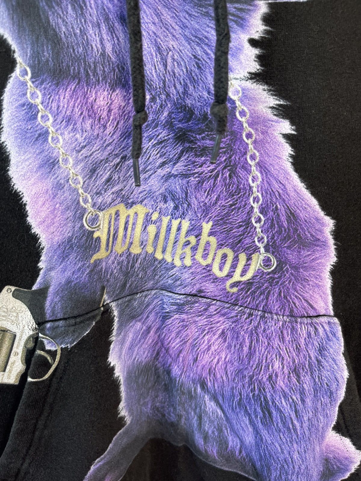 20471120 × Beauty Beast Milkboy RIOT Rabbit Faded Hoodie Size US L / EU 52-54 / 3 - 7 Thumbnail