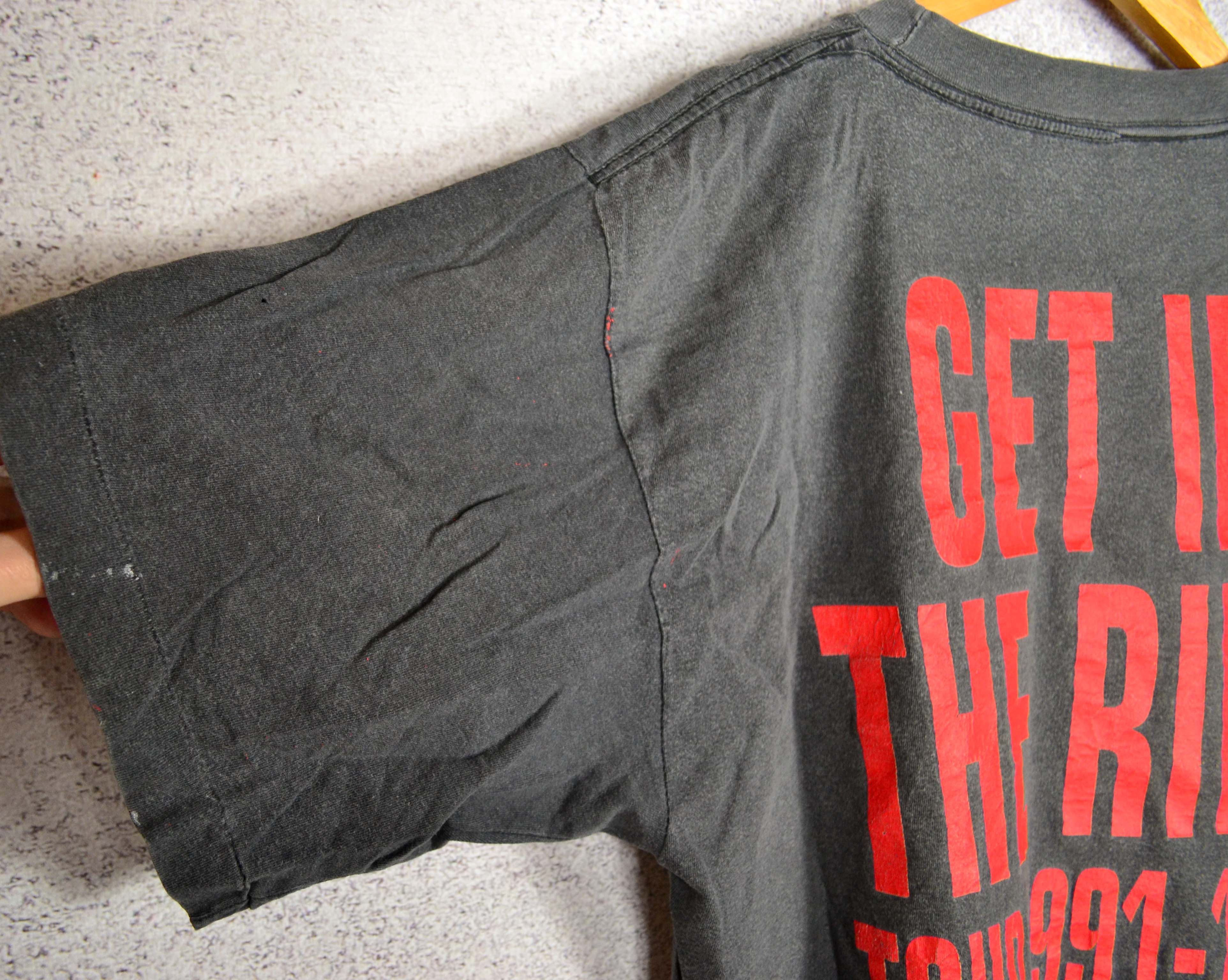 Band Tees Vintage Guns n Roses Get In The Ring Band Tee 1991 1992 Tour Size US L / EU 52-54 / 3 - 9 Thumbnail