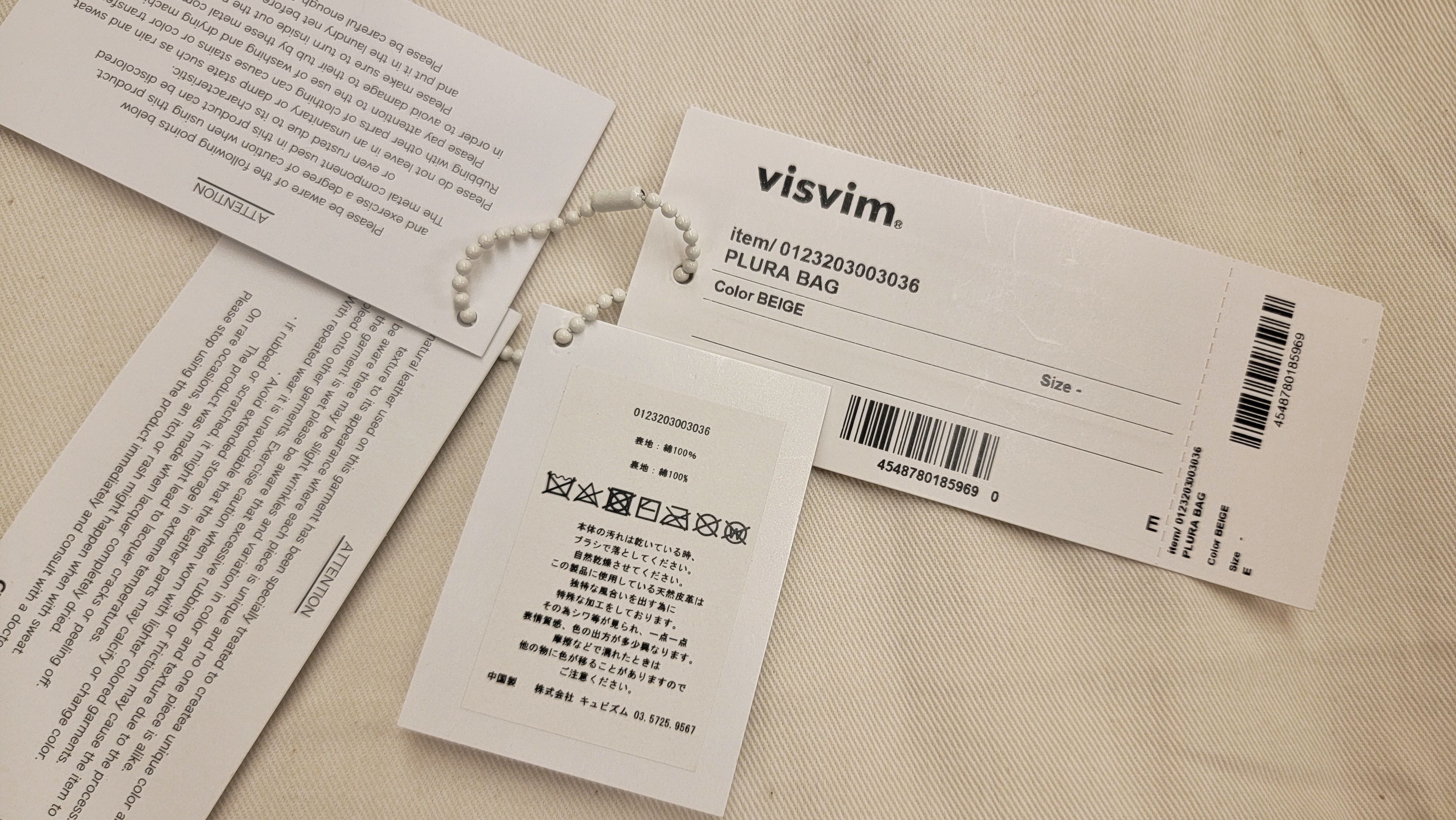 Visvim FW23 PLURA BAG G.CORD BEIGE Size ONE SIZE - 13 Thumbnail