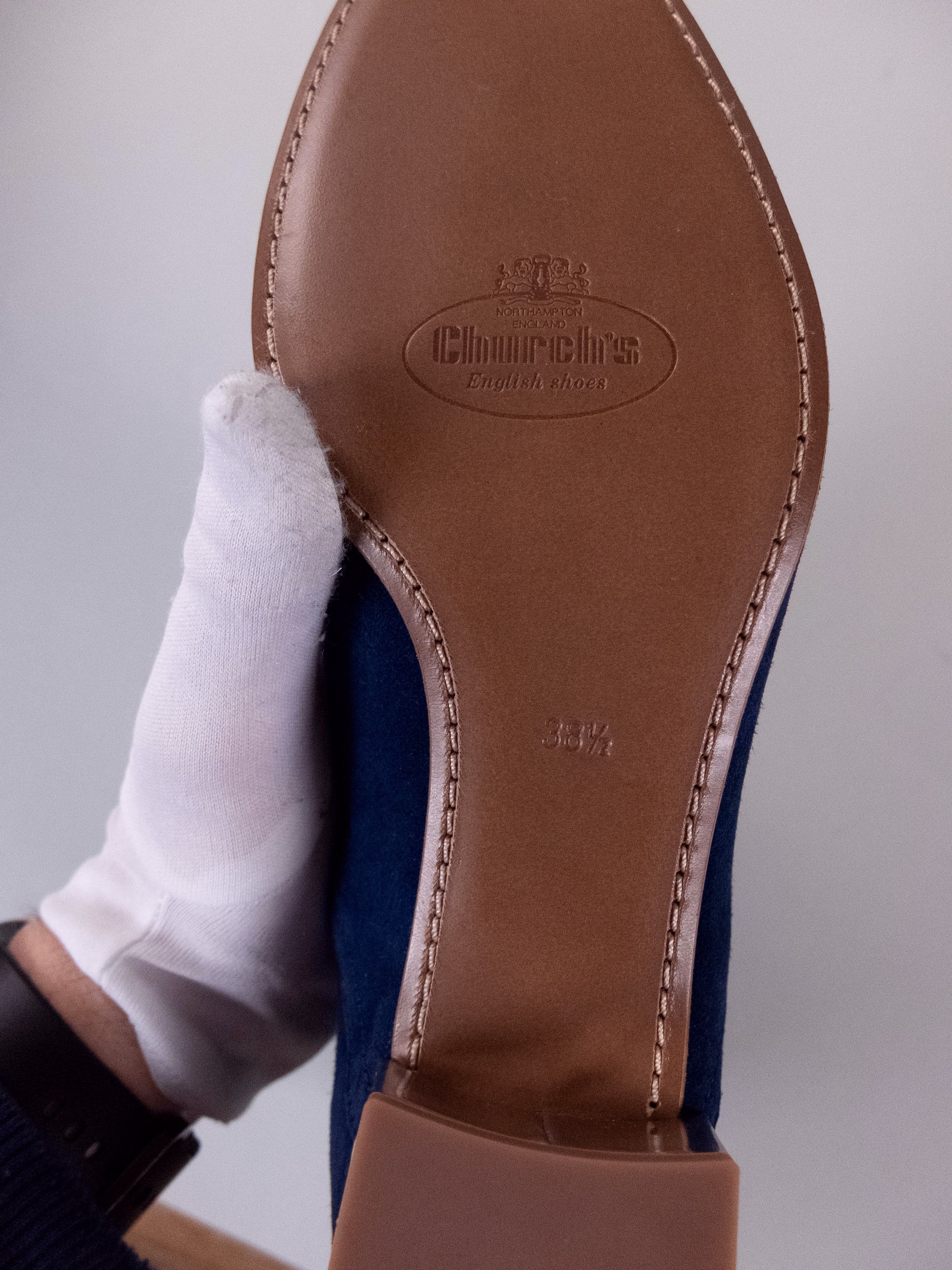 Church's CHURCH'S Beatles classic blue suede ankle boots 8.5 38.5 Size US 8.5 / IT 38.5 - 8 Thumbnail