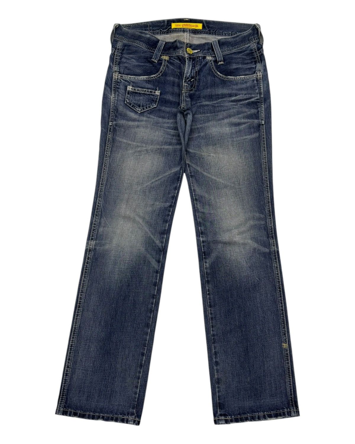 If Six Was Nine × JNCO × Levi's 🔥Levis Strauss & Co Nice Faded Denim Jeans Size US 30 / EU 46 - 7 Thumbnail