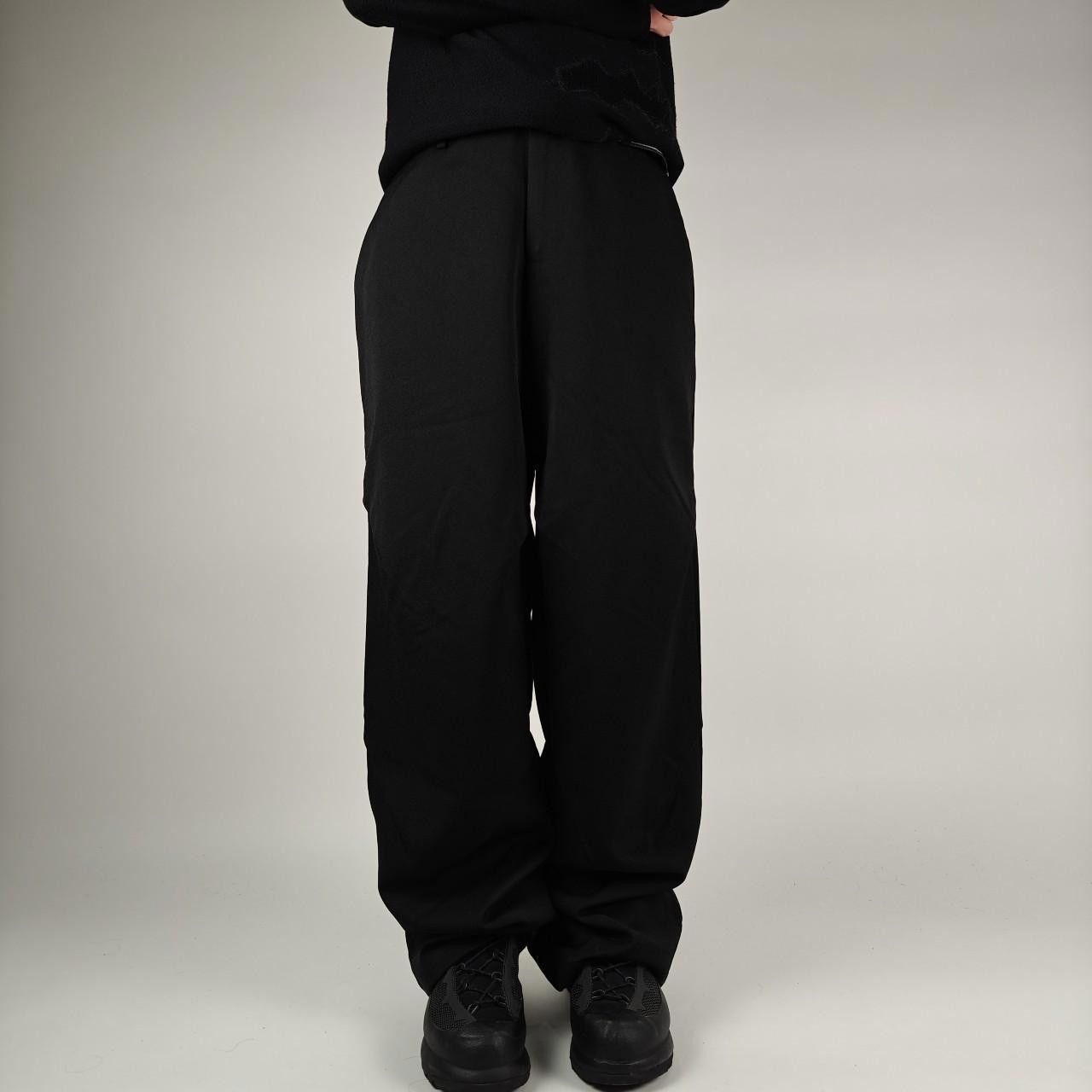 Other Japanese Black Pleated Wide Leg Trousers Size US 32 / EU 48 - 2 Thumbnail