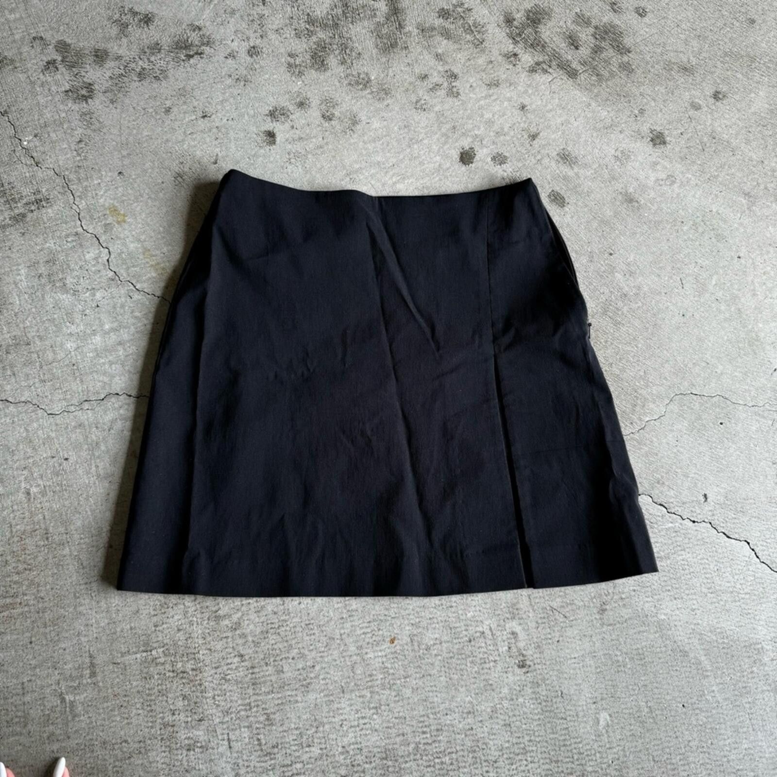 Asos ASOS DESIGN / High Slit Mini Skirt / Black Size 25" / US 0 / IT 36 - 6 Thumbnail