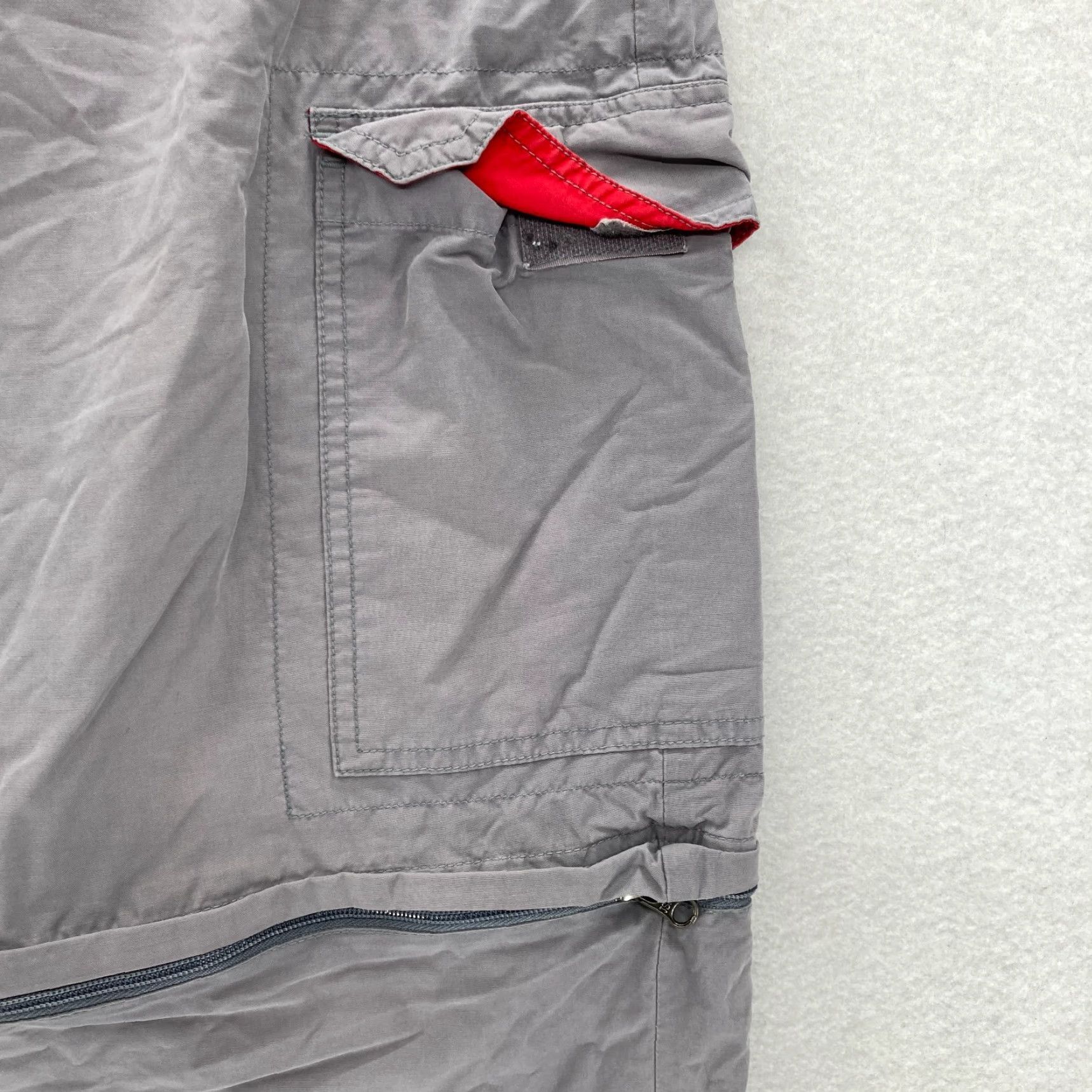 Mossimo Mossimo Cargo Pants Mens 34x30 Gray Loose Skater Gorpcore Convertible Cargo Pants Size US 34 / EU 50 - 4 Thumbnail