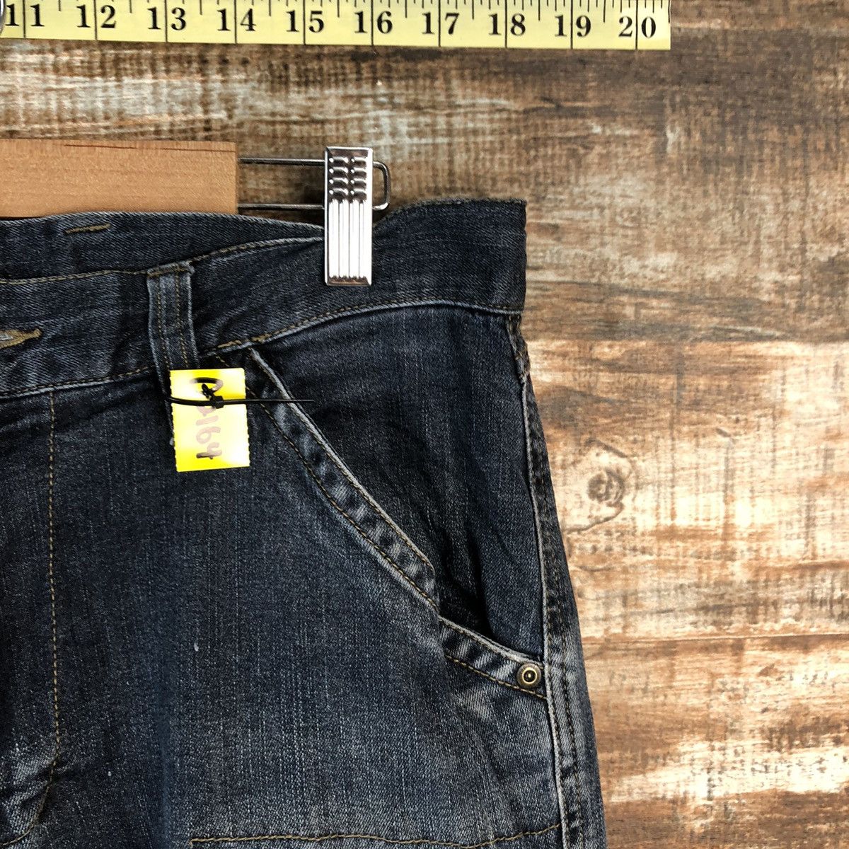 Japanese Brand Japanese Brand Blue utility worker Multipocket Pants #A2164 Size US 33 - 8 Thumbnail