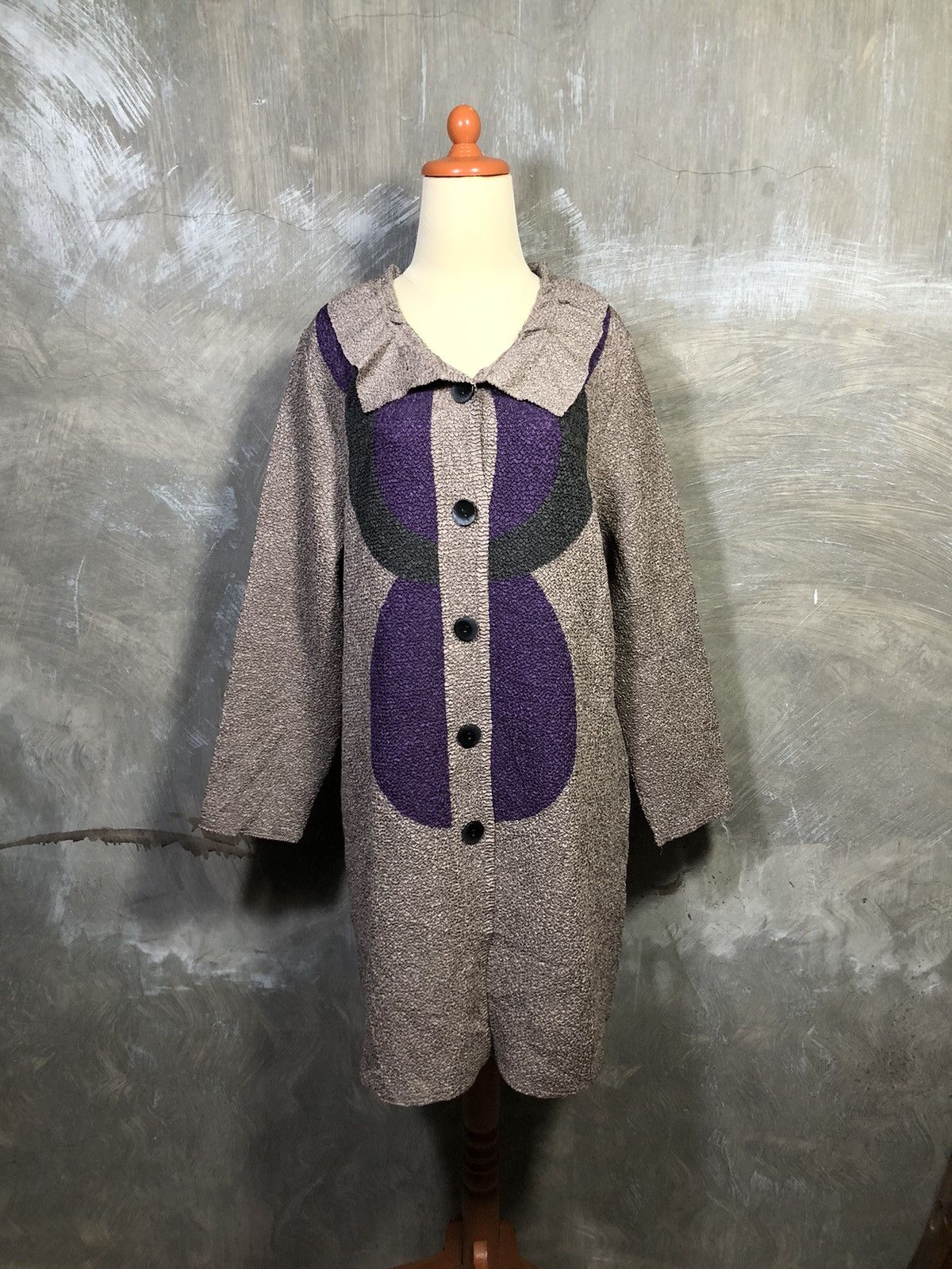 Japanese Brand Unknown - Japanese Pleats Midi Dress Issey Miyake Style Size L / US 10 / IT 46 - 11 Thumbnail