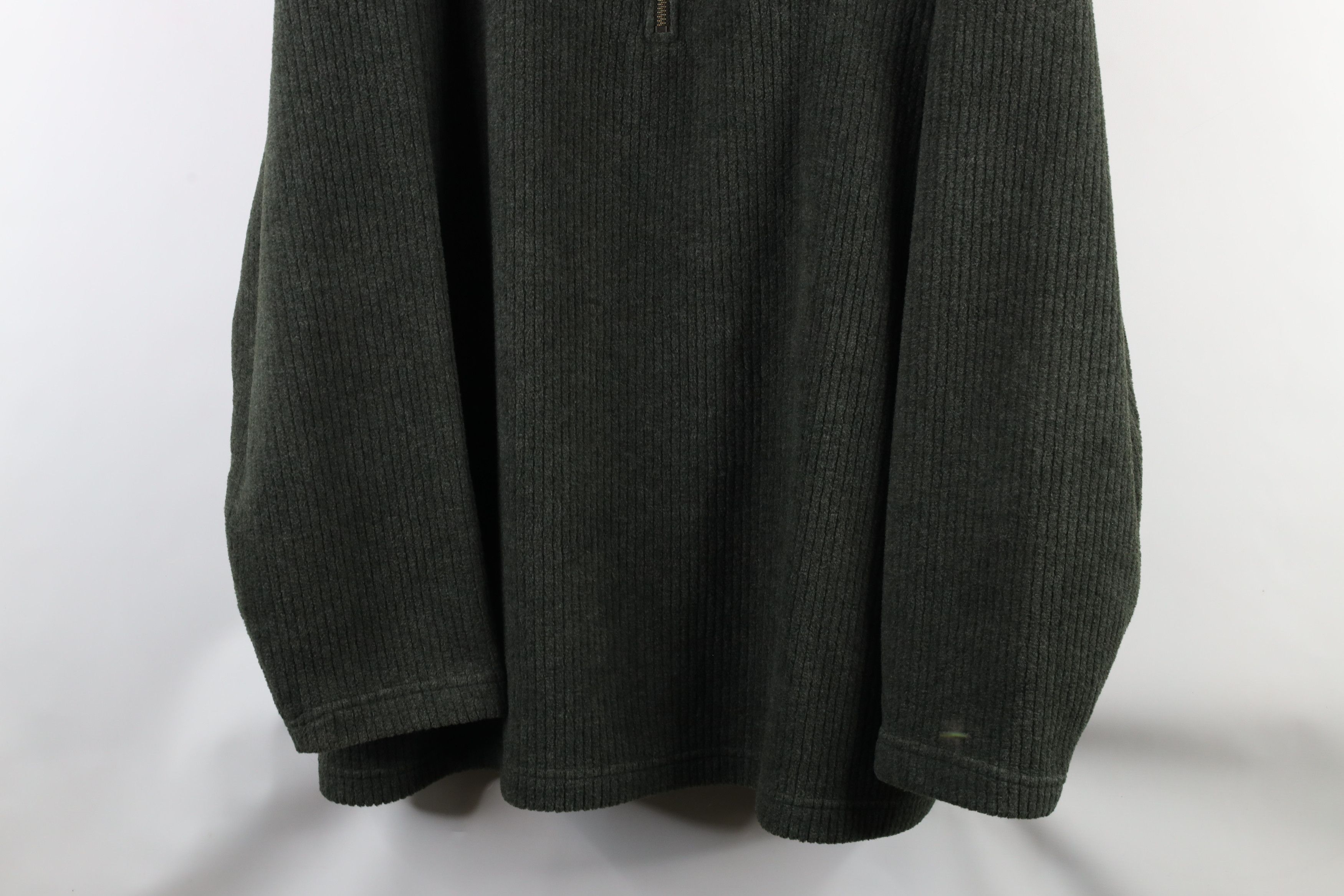 Vintage Vintage 90s Streetwear Half Zip Pullover Sweater Green Size US XXL / EU 58 / 5 - 3 Thumbnail
