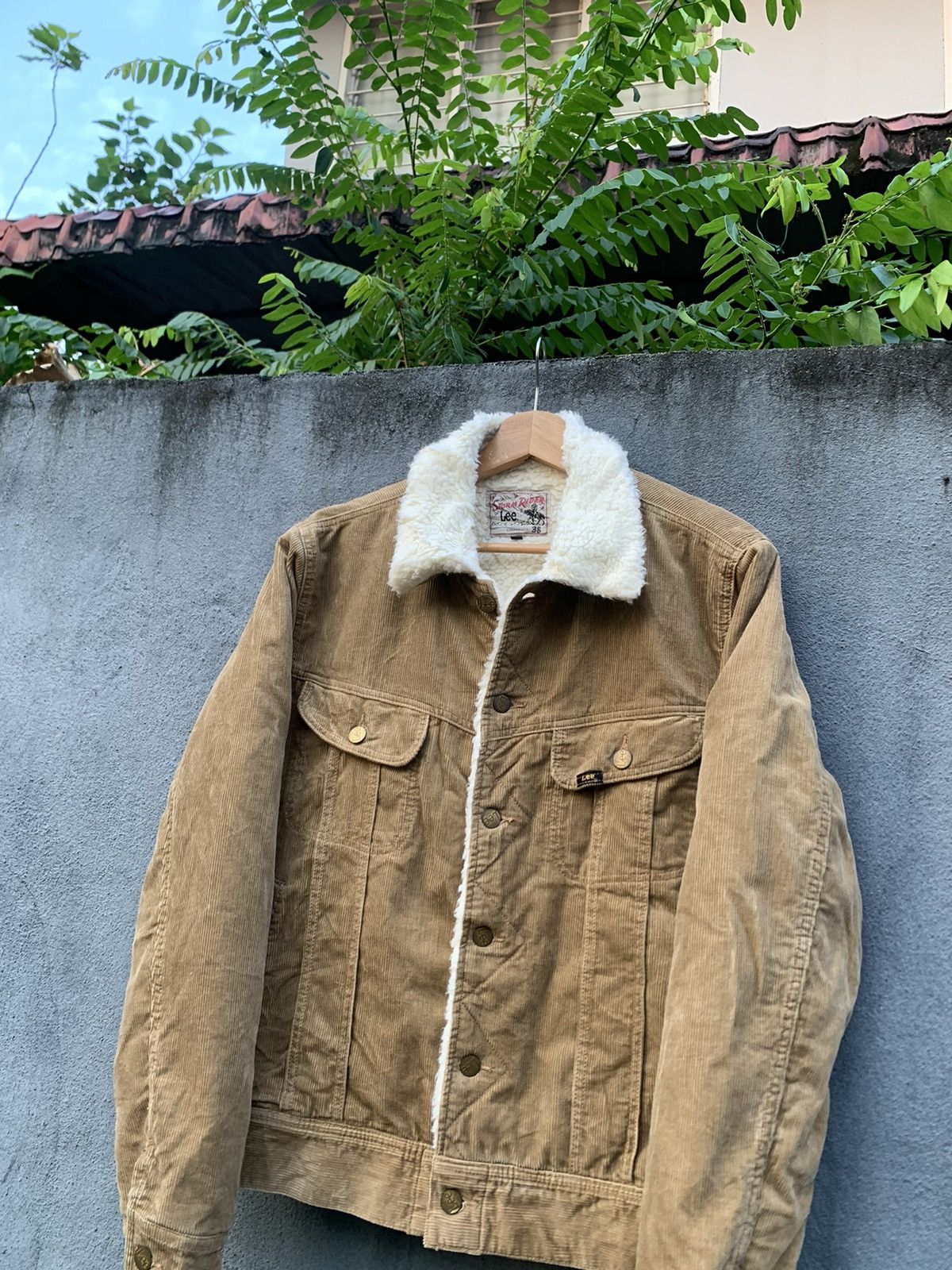 Lee 👹Vintage LEE STORM RIDER CORDUROY BROWN TRUCKER JACKET Size US M / EU 48-50 / 2 - 4 Thumbnail