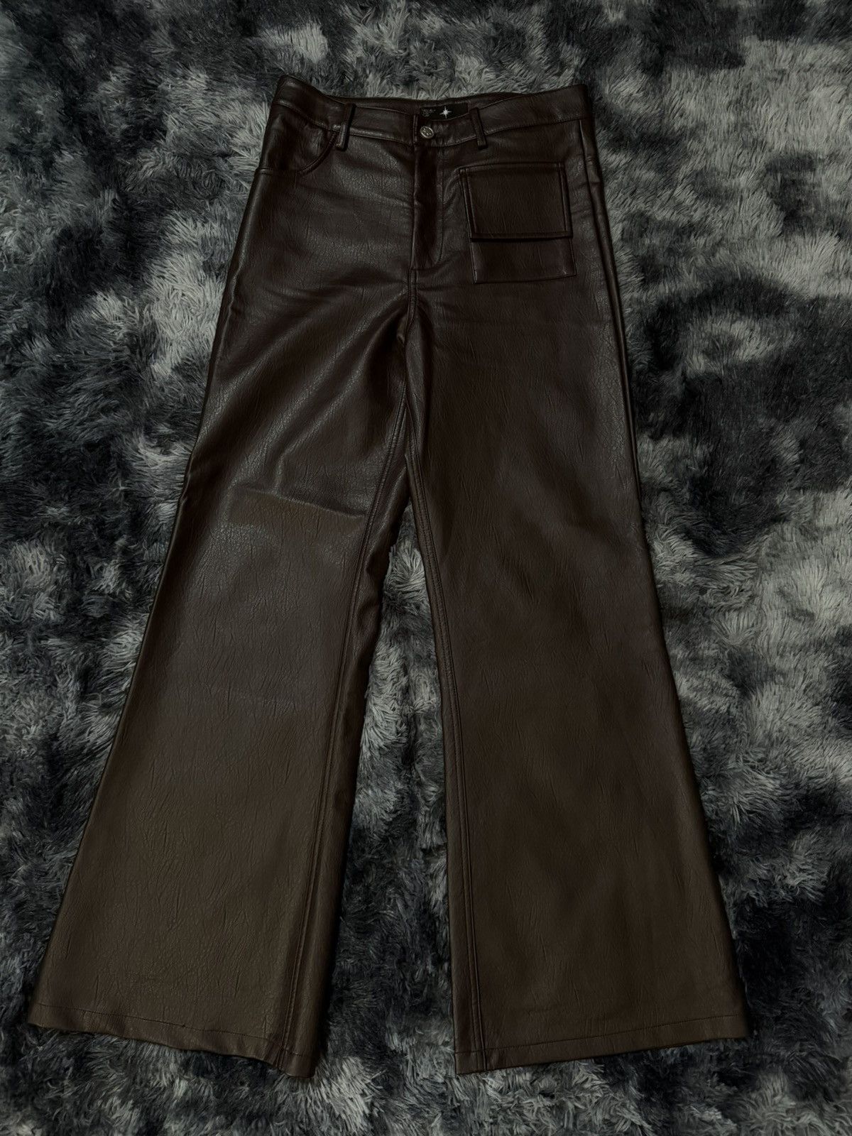 Ranger Cartel Ranger Cartel Brown Leather Pants Size US 32 / EU 48 - 1 Thumbnail