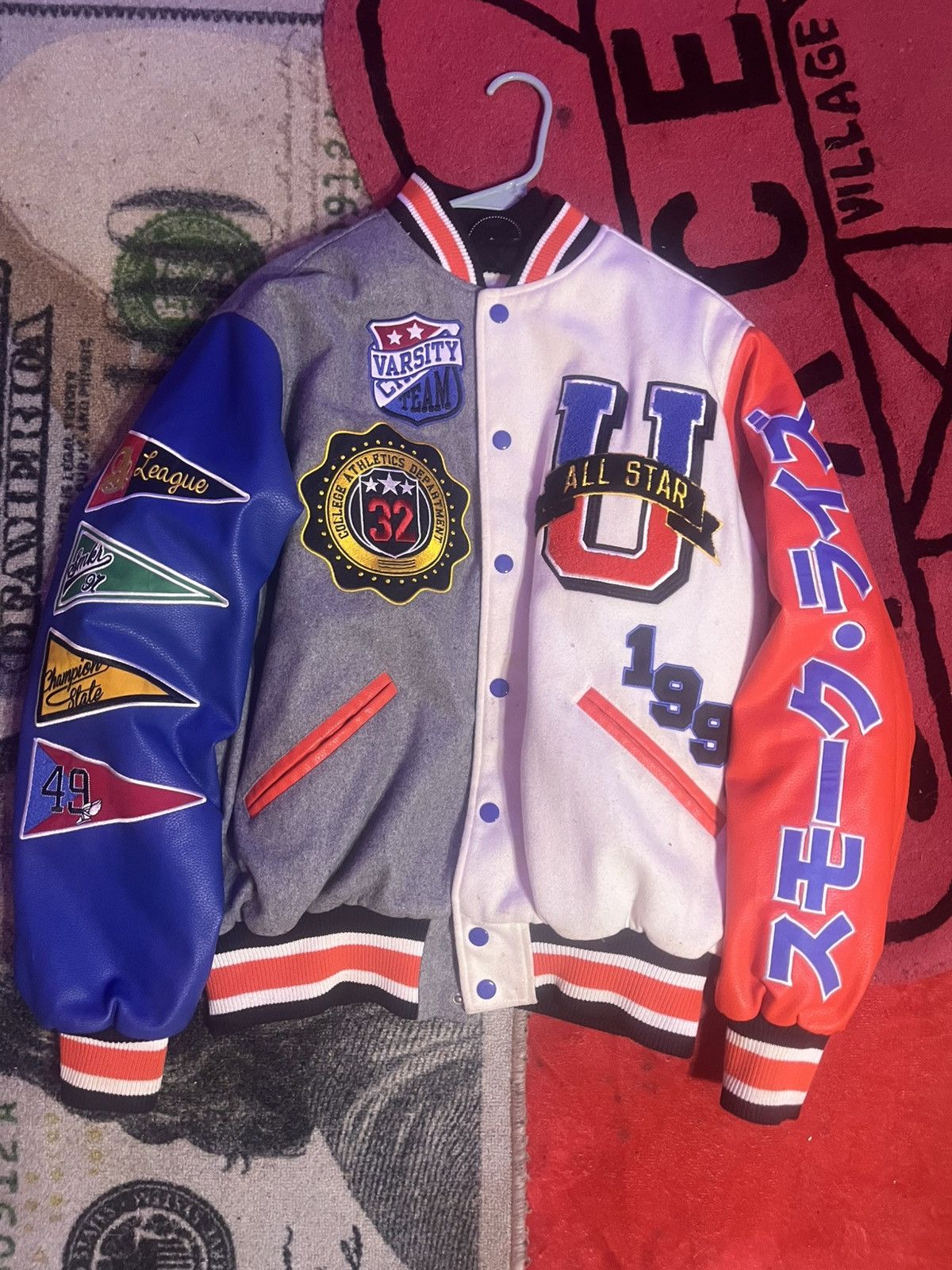 Smoke Rise Bomber letterman jacket Size US M / EU 48-50 / 2 - 1 Thumbnail