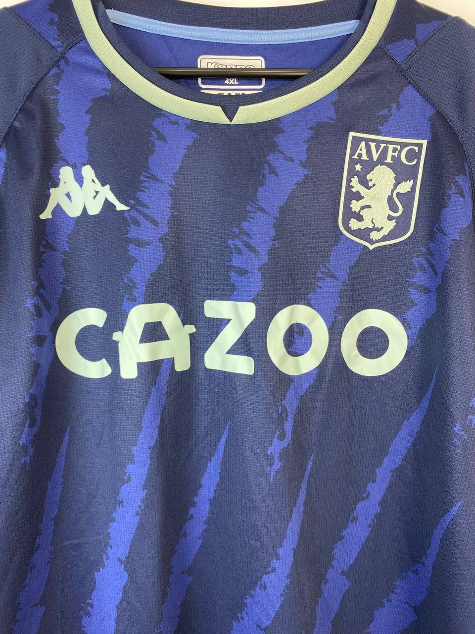 Kappa Soccer football 2021 2022 Aston Villa Kappa Jersey Size 4XL Size US XXL / EU 58 / 5 - 2 Thumbnail