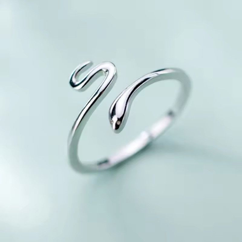 Vintage Charm Snake Finger Ring Size ONE SIZE - 2 Thumbnail