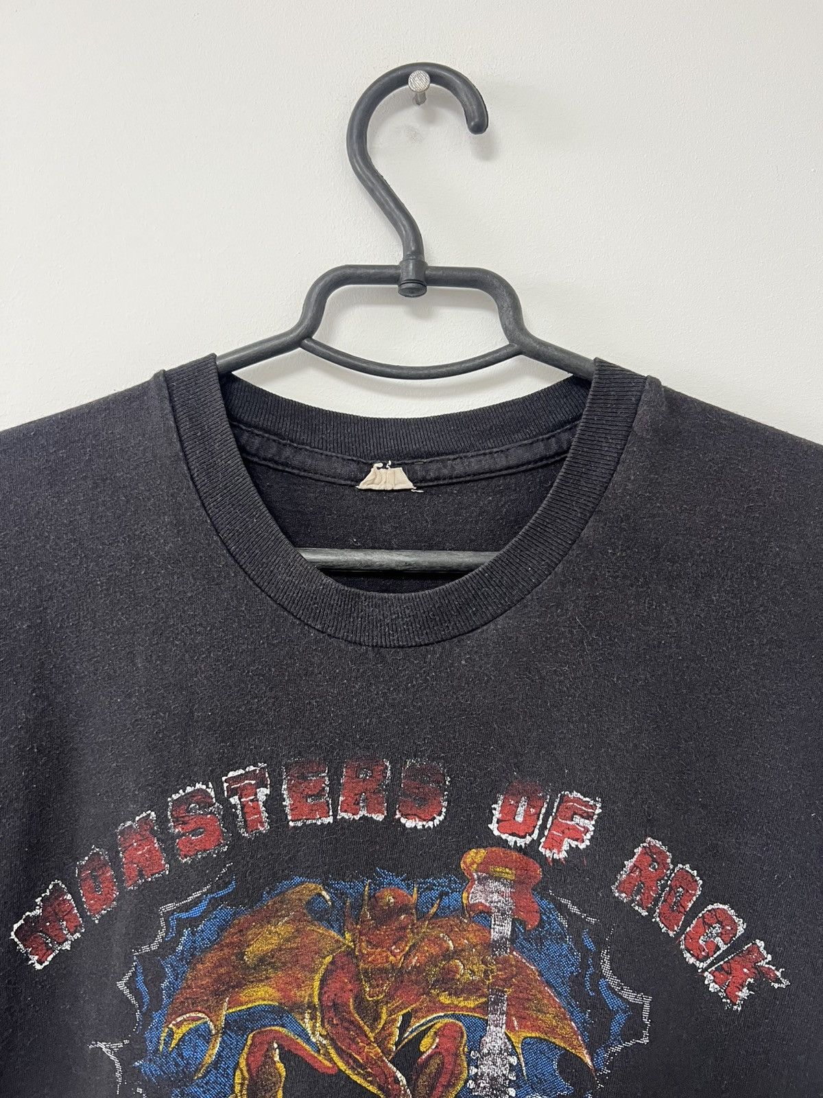 Band Tees × Vintage Vintage 1991s Monsters of Rock Ac Dc Metallica T shirt sz L Size US L / EU 52-54 / 3 - 4 Thumbnail
