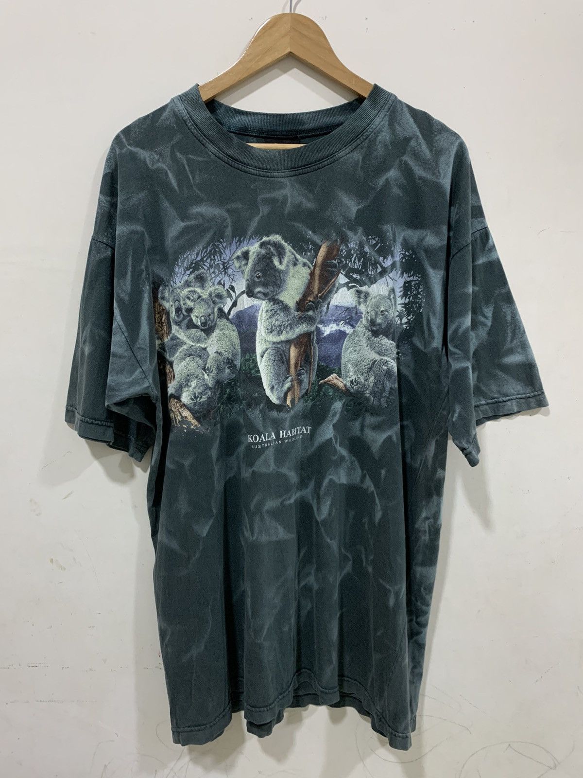 Man Made In Australia Vintage Koala Habitat Australian Wildlife Overdyed Size US XL / EU 56 / 4 - 3 Thumbnail