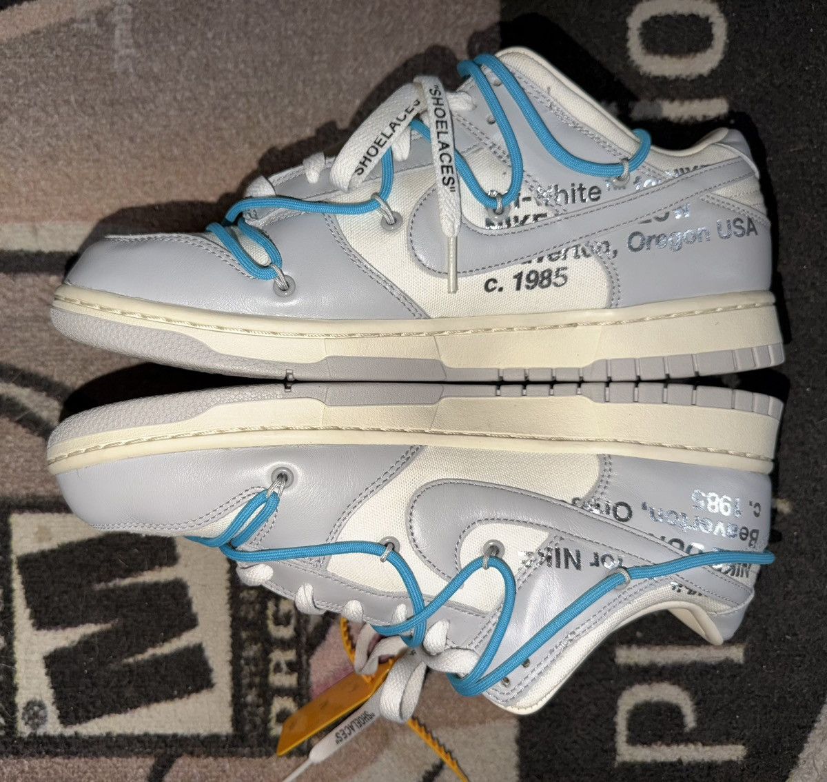 Nike × Off-White Off White Nike Dunks Lot 2/50 Size US 10.5 / EU 43-44 - 4 Thumbnail