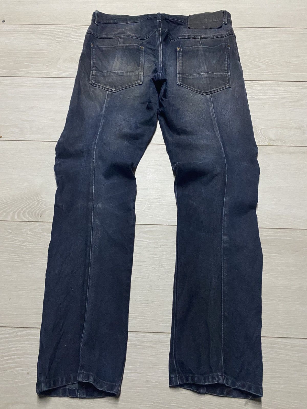 Vintage Diesel Black Gold Distressed Slim Skinny Fit Pants