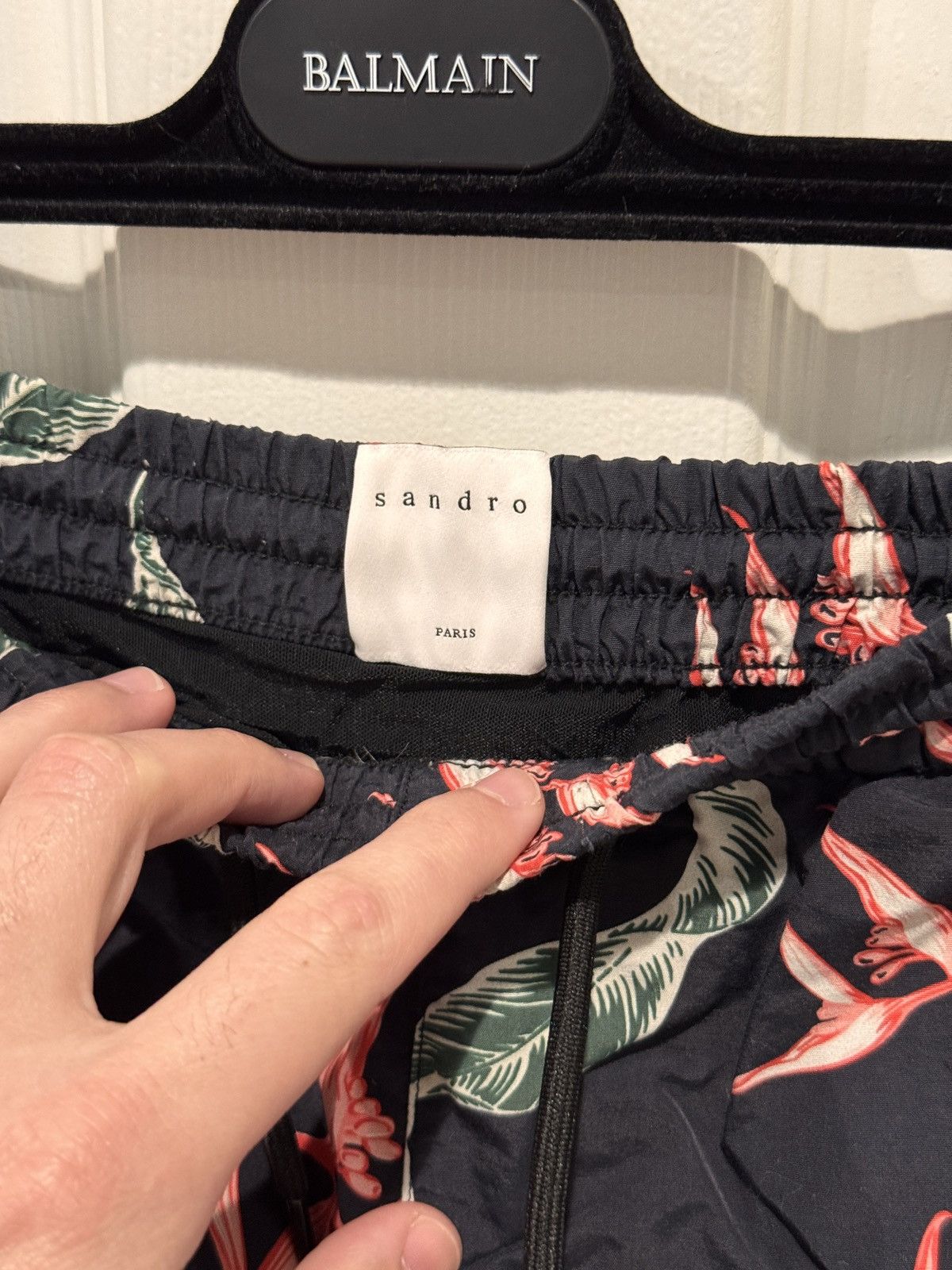 Sandro Sandro Mens Floral Blue Swim Trunks Size XXL (fits 32-36) Size US 34 / EU 50 - 5 Thumbnail