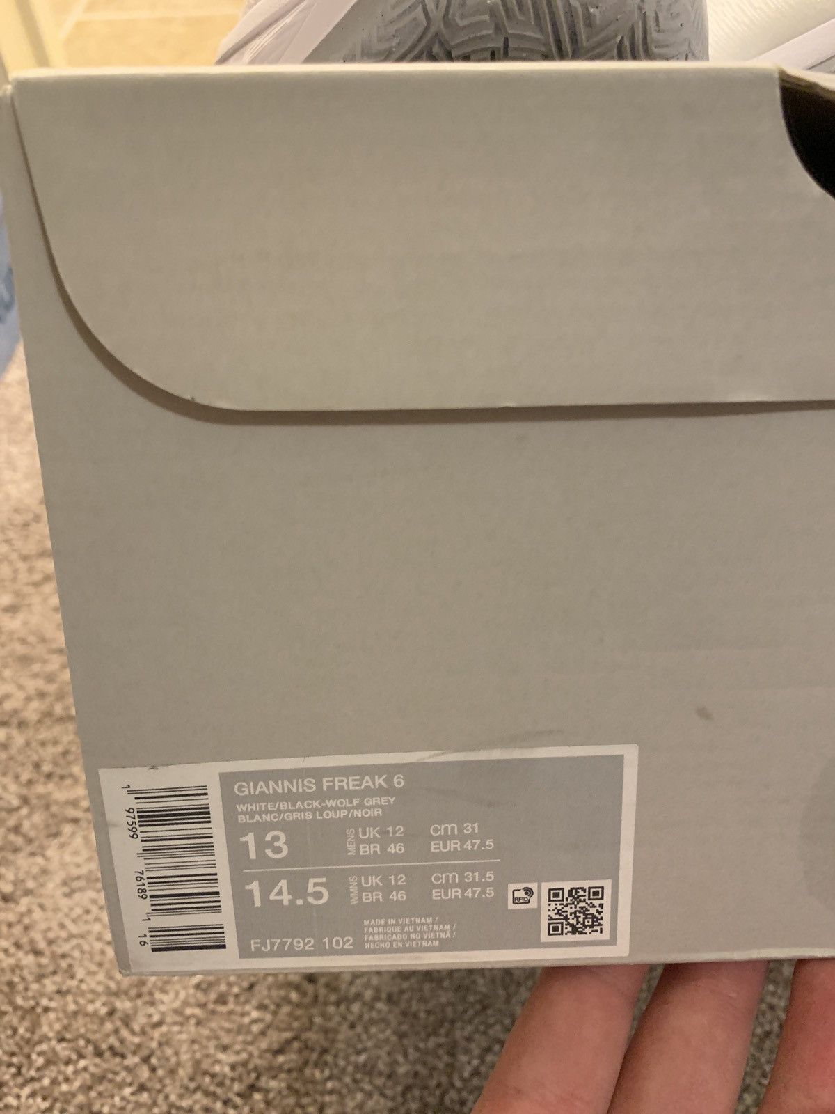 Nike Nike Giannis Freak 6 Men's Shoes Size 13 Size US 13 / EU 46 - 7 Thumbnail
